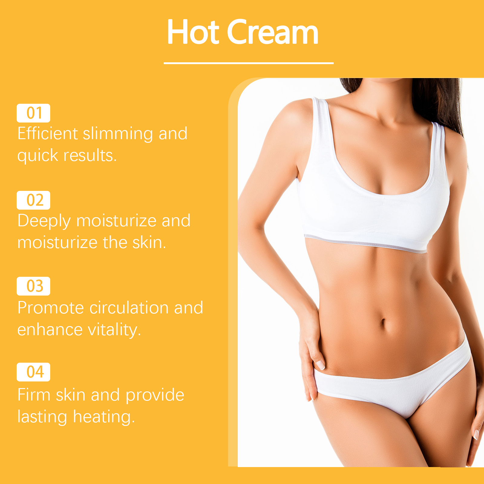 Body Shaping Cream Skin Moisturizing Massage Care Firming Arms Show Slender Figure Care