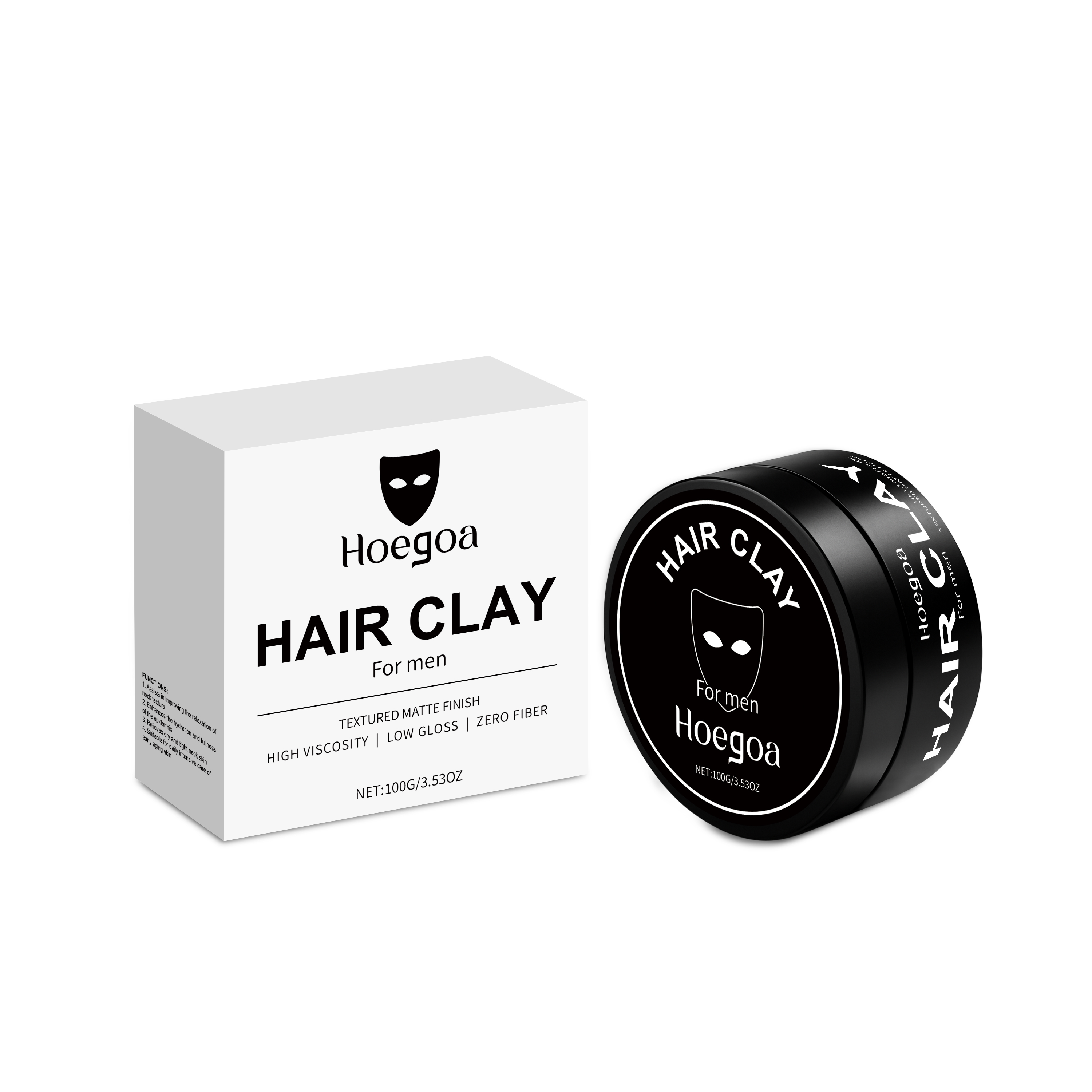 Men Styling Wax Natural Matte Finish Strong Hold Volumizing Smoothing For Everyday Grooming Texture And Definition