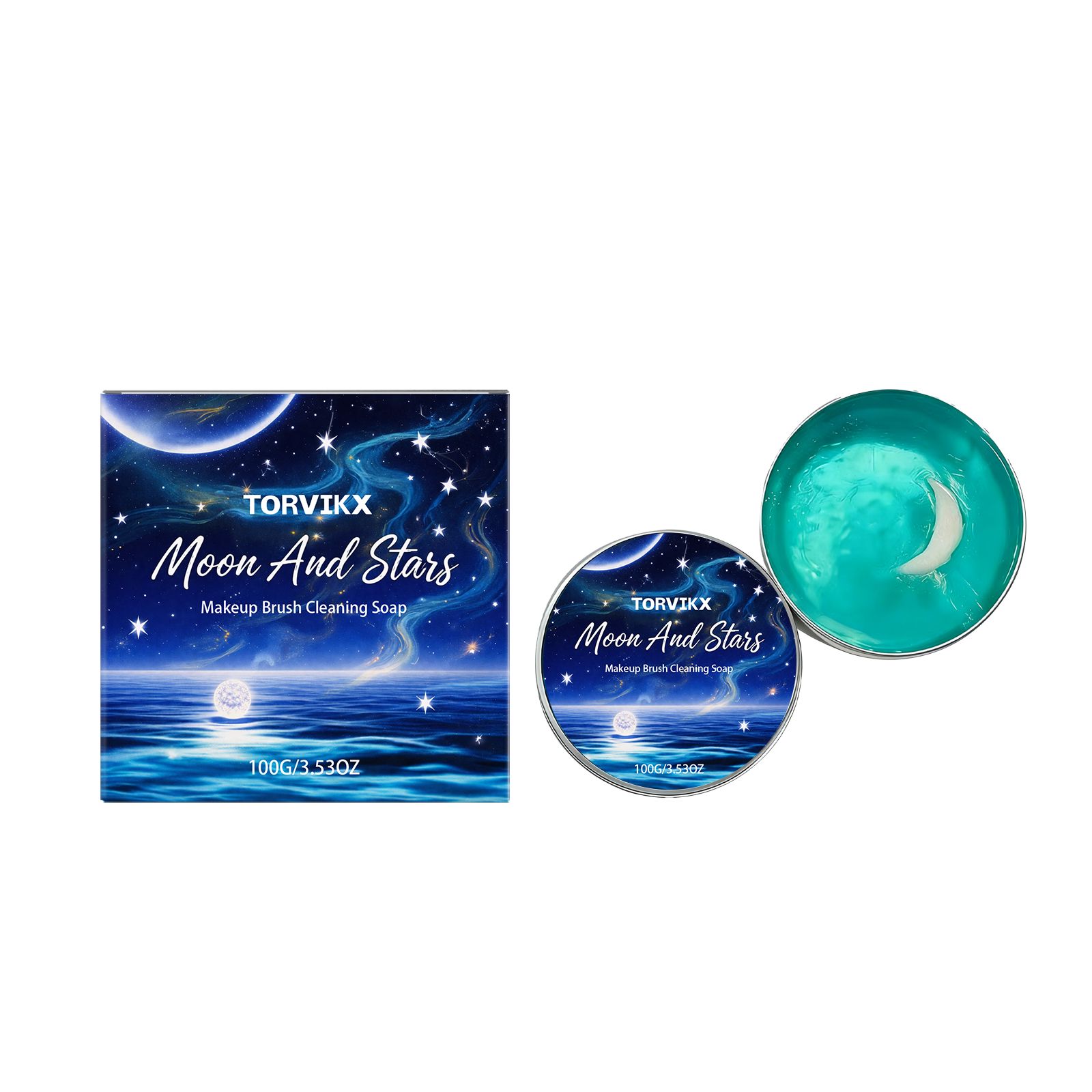 Makeup Brush Cleaning Soap Gentle Deep Cleansing Easy Rinse For Daily Brush Care