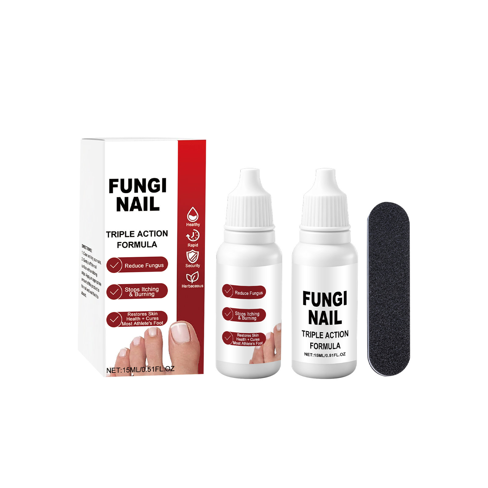 Nail Strengthening Drops | Gentle Moisturising Treatment for Hands & Feet | entle Formula to Moisturise, Cleanse & Support Hard, Glossy Nail Growth