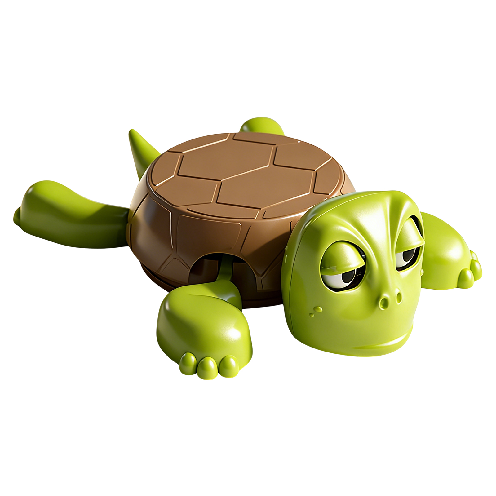 (Green) Funny Turtle Coaster Anti-Slip Heat-Resistant Cup Holder Desk Protect Pad for Home Office Prank Desktop Ornament Gifts