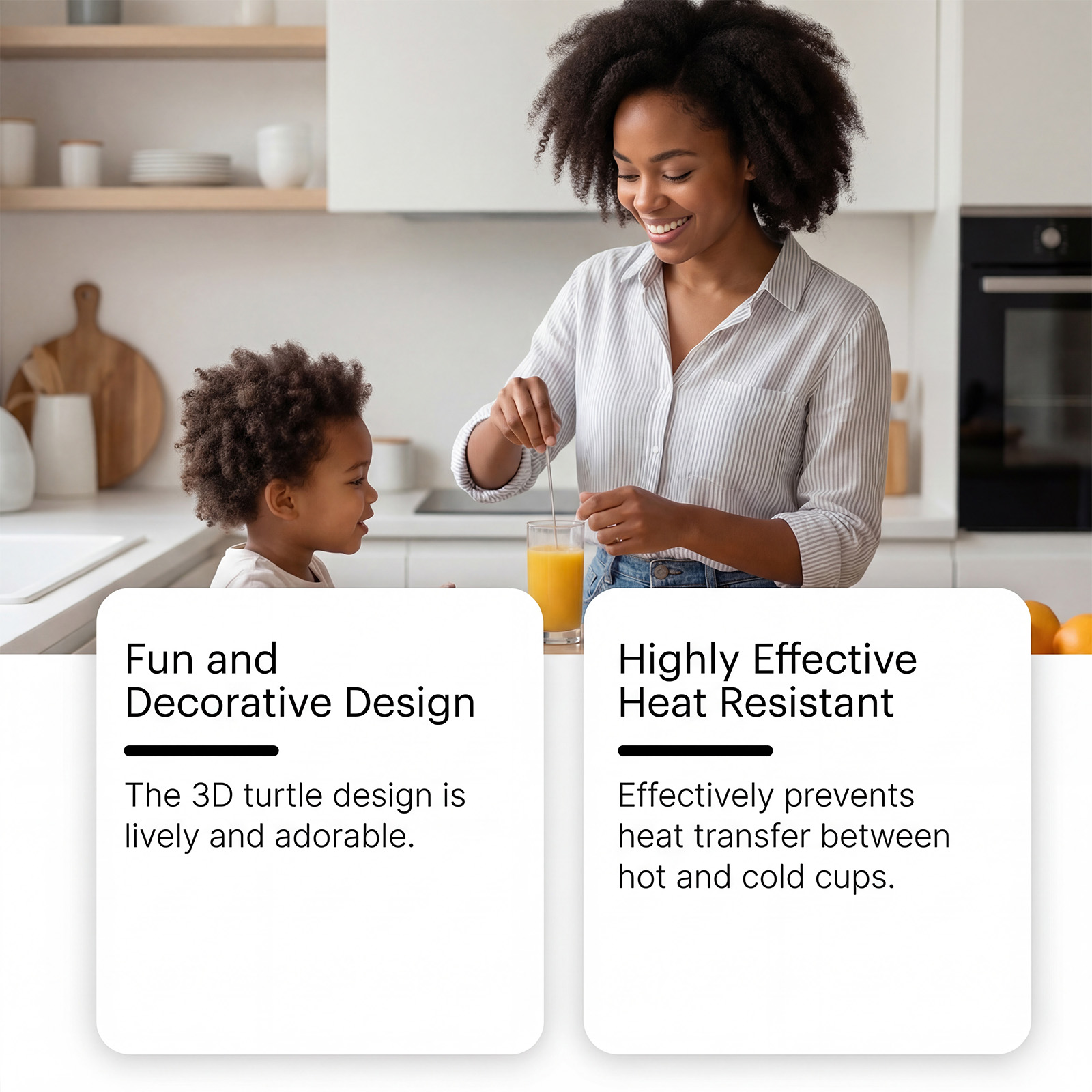 (Green) Funny Turtle Coaster Anti-Slip Heat-Resistant Cup Holder Desk Protect Pad for Home Office Prank Desktop Ornament Gifts