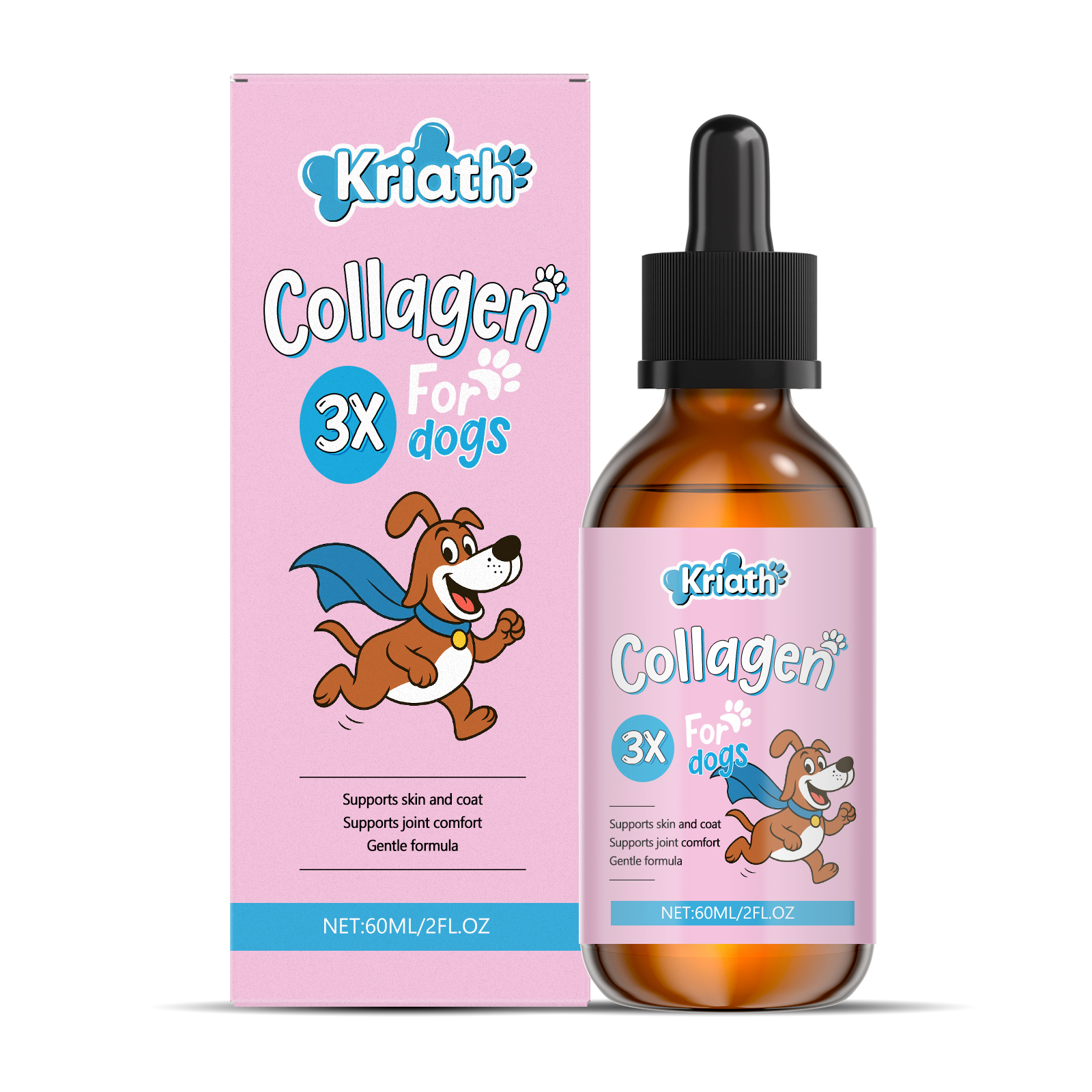 Pet Collagen Drops Effectively Maintain Cartilage Health Support Joint Mobility Promote Joint Lubrication Pet Dietary Supplement ﻿