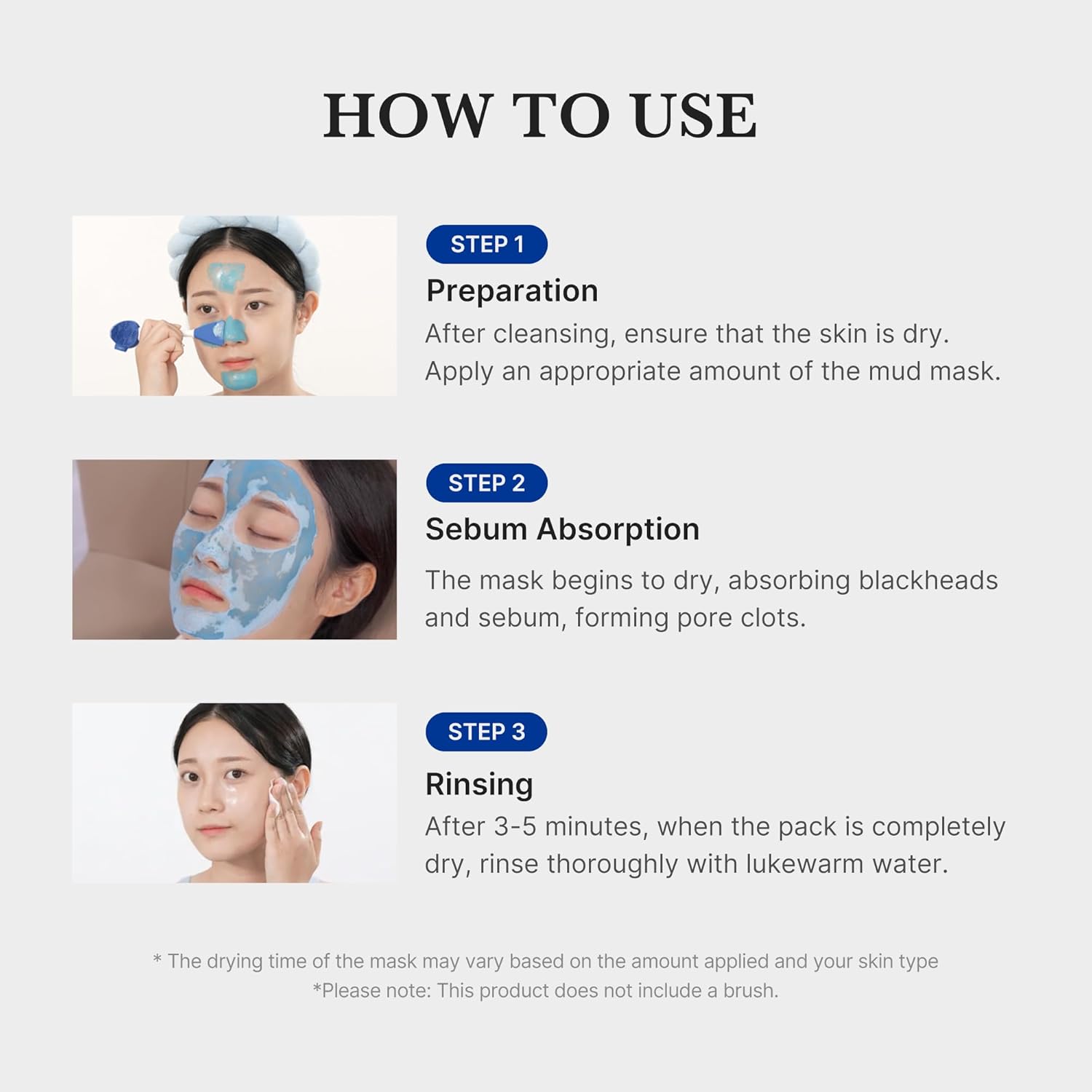 medicube Zero Pore Blackhead Mud Facial Mask Skin Cooling Pore Tightening 3 Minute Quick Dry Formula with AHA BHA PHA Pore Purifying Clay Korean Mud Mask 100g