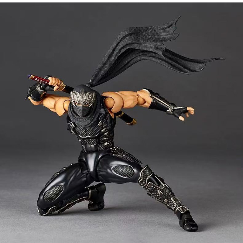 Yamaguchi Style Ninja Gaiden Deadly Strike Thunder Police  Hayabusa With Bonus 1/12 Articulated Action Figure Model Toy Collectible Display Ornament