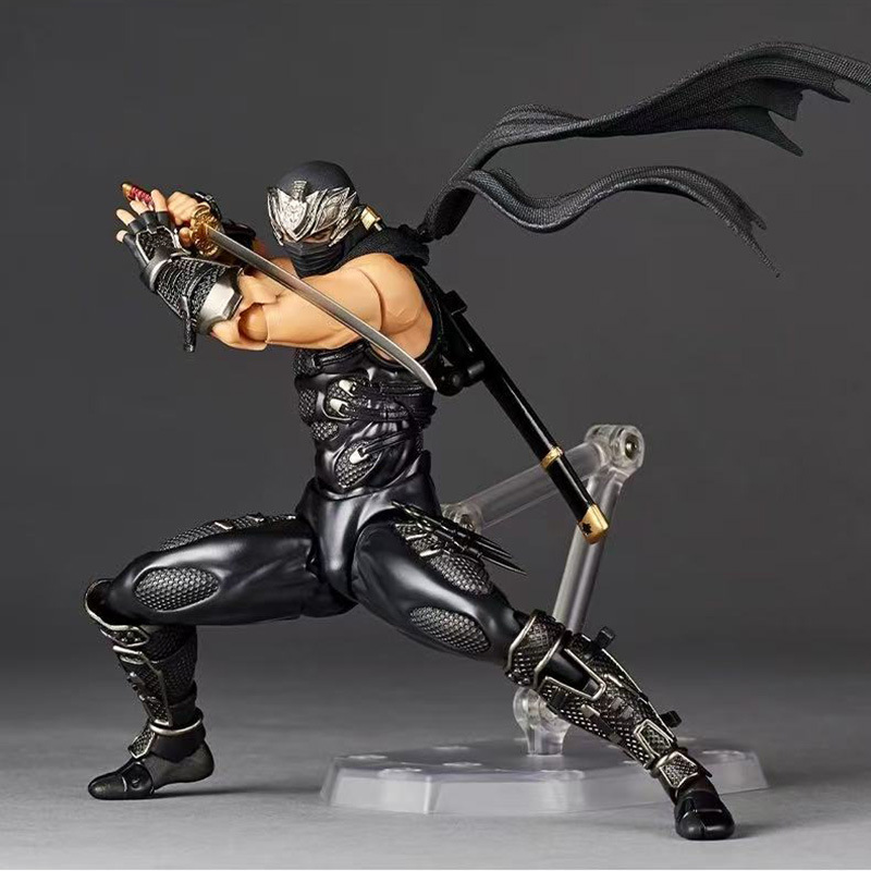 Yamaguchi Style Ninja Gaiden Deadly Strike Thunder Police  Hayabusa With Bonus 1/12 Articulated Action Figure Model Toy Collectible Display Ornament