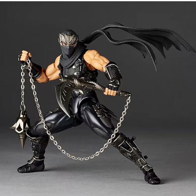 Yamaguchi Style Ninja Gaiden Deadly Strike Thunder Police  Hayabusa With Bonus 1/12 Articulated Action Figure Model Toy Collectible Display Ornament