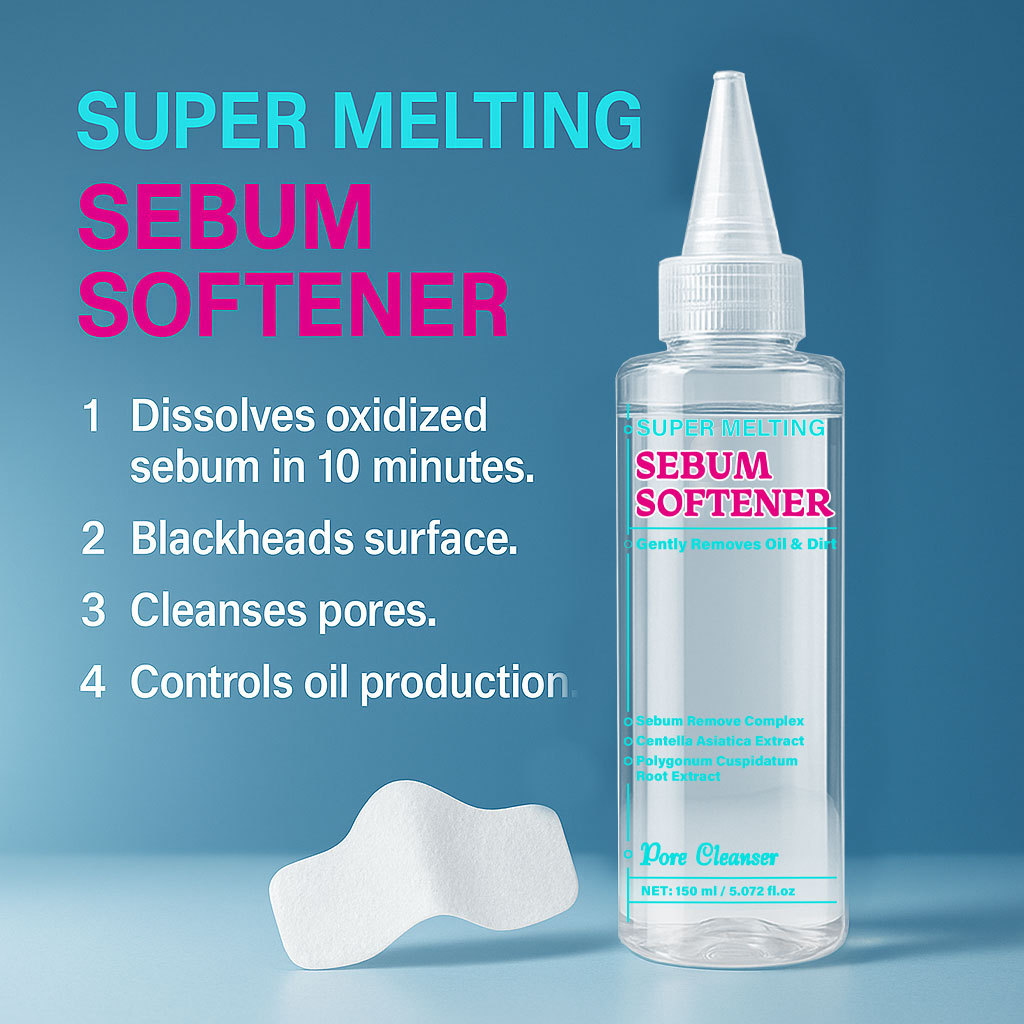 Melt Sebum Softener For Pore Deep Cleansing Oil Control Blackhead Removal And Skin Purifying Daily Face Care