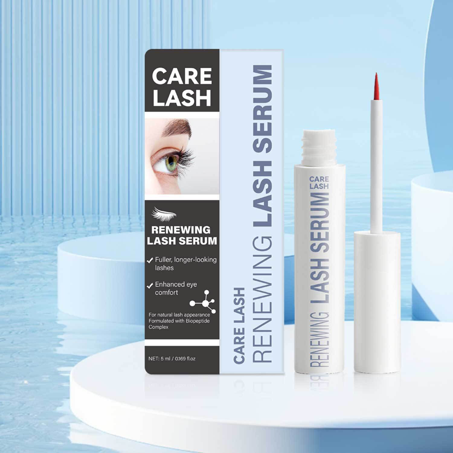 Renewing Lash Serum Lengthening Volumizing For Natural Fuller Lashes Daily Eye Beauty Treatment 5ml