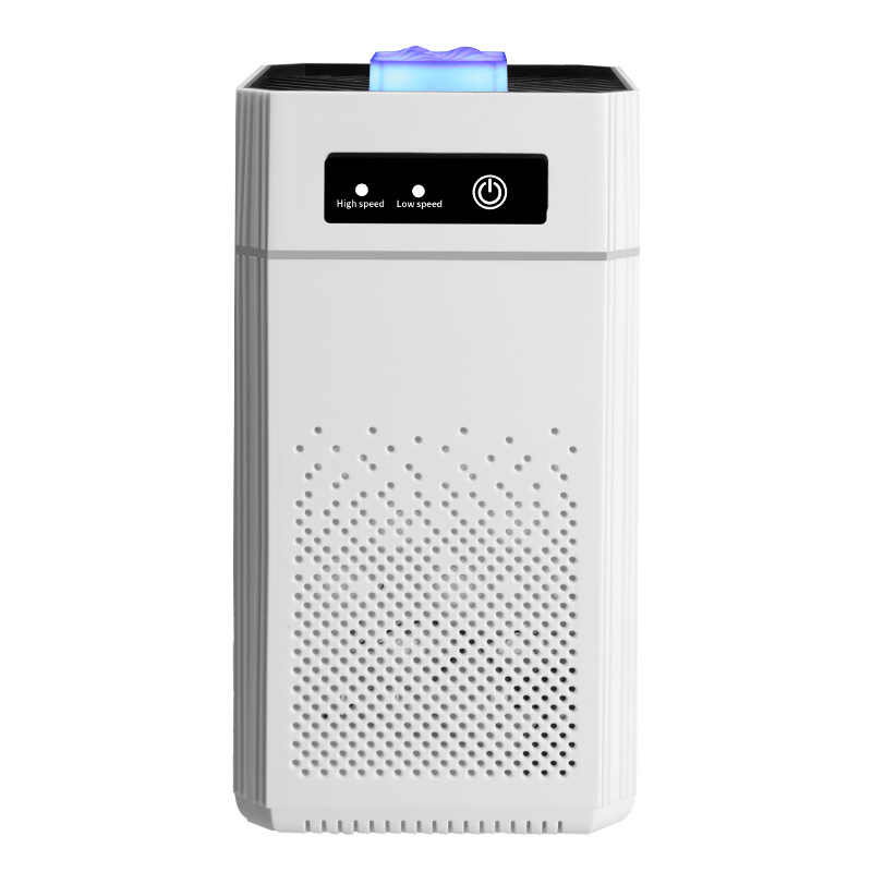 Negative Ion Air Purifier Hepa Filter Aromatherapy Smoke Remover Odor Eliminator Multi-Function Home Bedroom Office Purifier