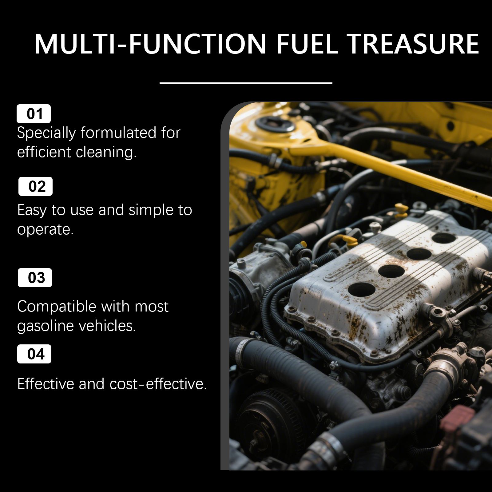Gasoline Fuel Additive Clear Carbon Deposits Cut Fuel Consumption Guard Engine Components Maintain Cleaners For Automobiles
