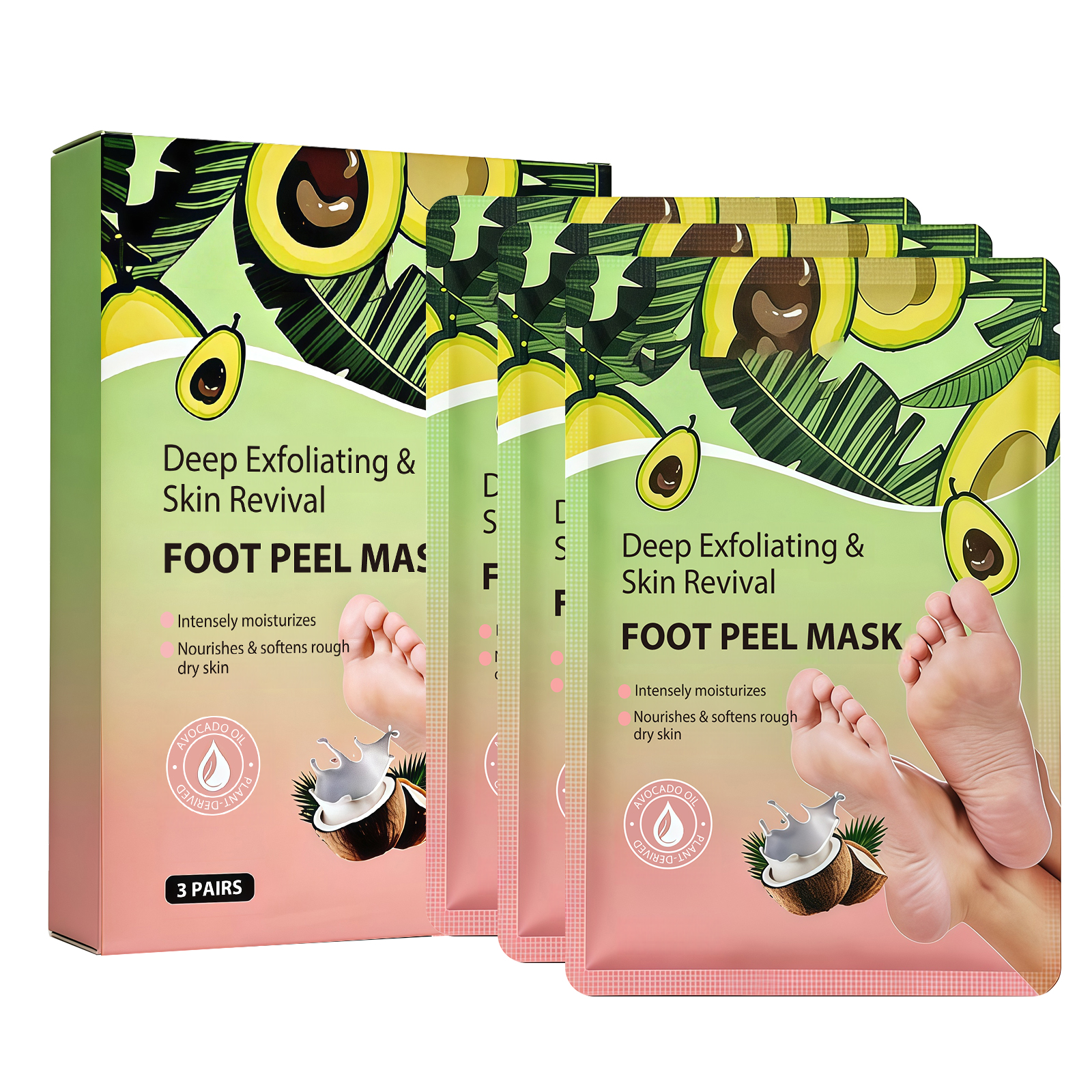 Moisturizing Foot Mask Mild Care Hydrate Soft Delicate Smooth Foot Skin Daily Maintenance For Body Care