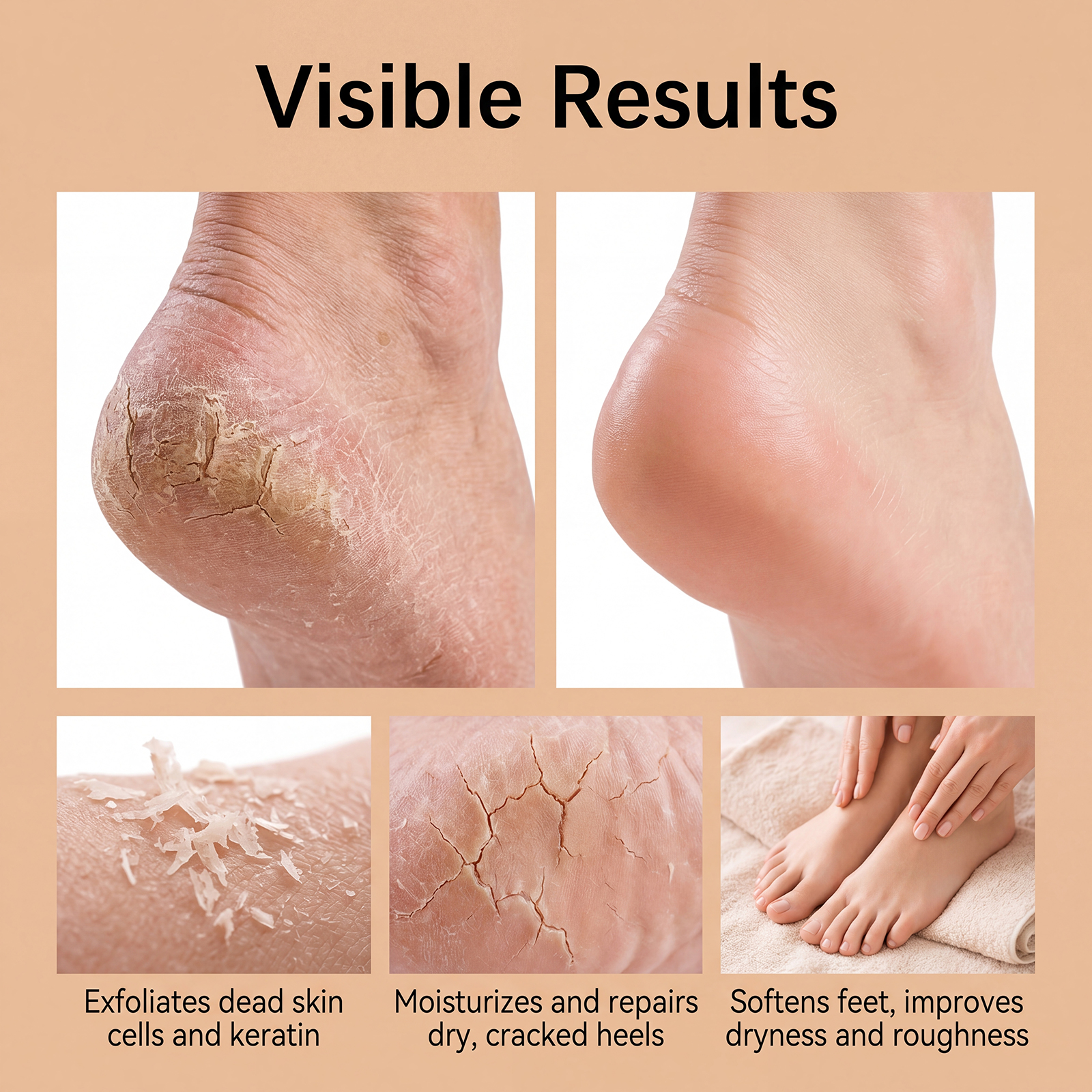 Moisturizing Foot Mask Mild Care Hydrate Soft Delicate Smooth Foot Skin Daily Maintenance For Body Care