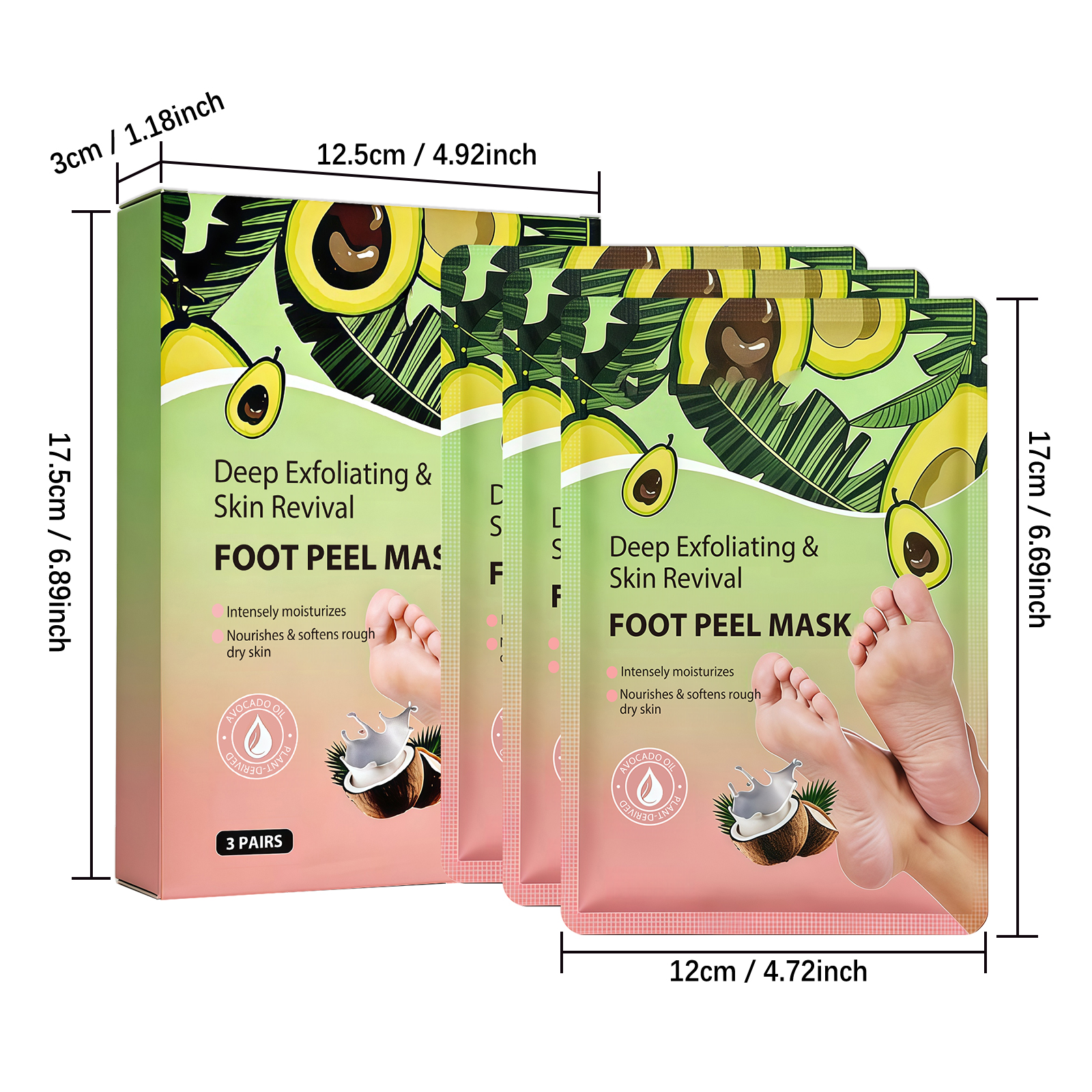 Moisturizing Foot Mask Mild Care Hydrate Soft Delicate Smooth Foot Skin Daily Maintenance For Body Care