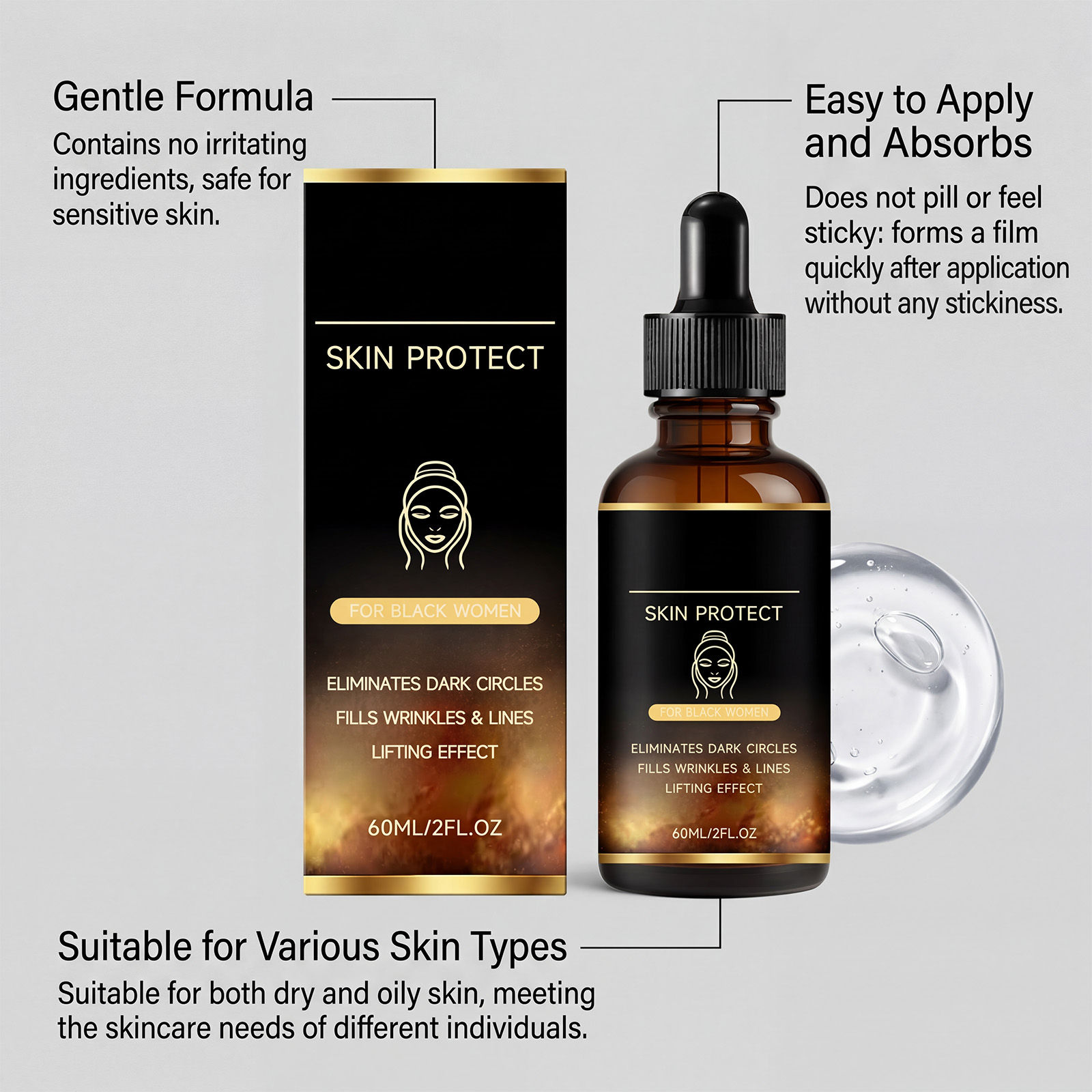 Facial Essence Liquid Moist Refreshing Hydrating Soft Smooth Moisturizing Skin Daily Face Care
