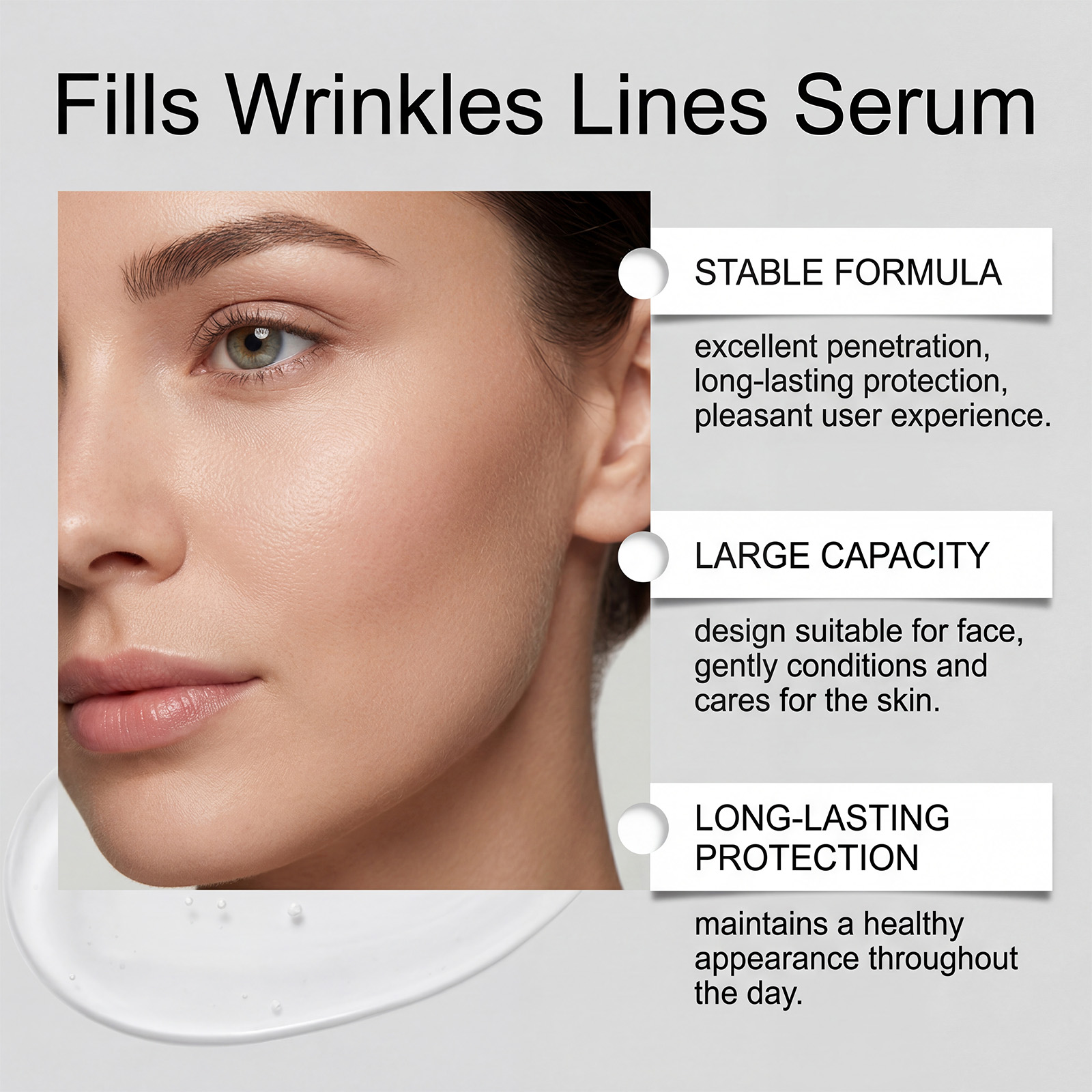 Facial Essence Liquid Moist Refreshing Hydrating Soft Smooth Moisturizing Skin Daily Face Care