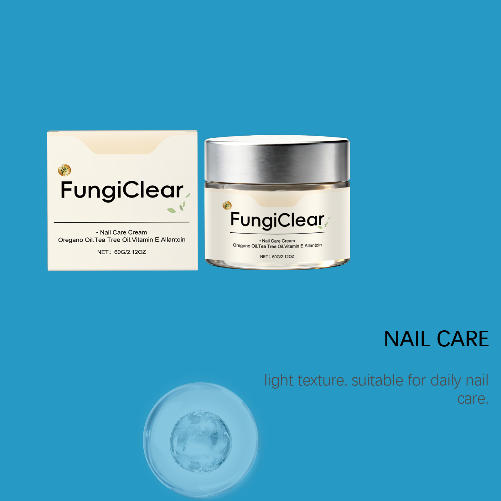 Nail Care Cream Mild Moisturizing Bright Glossy Hand Foot Daily Clean Smear Protect Skin