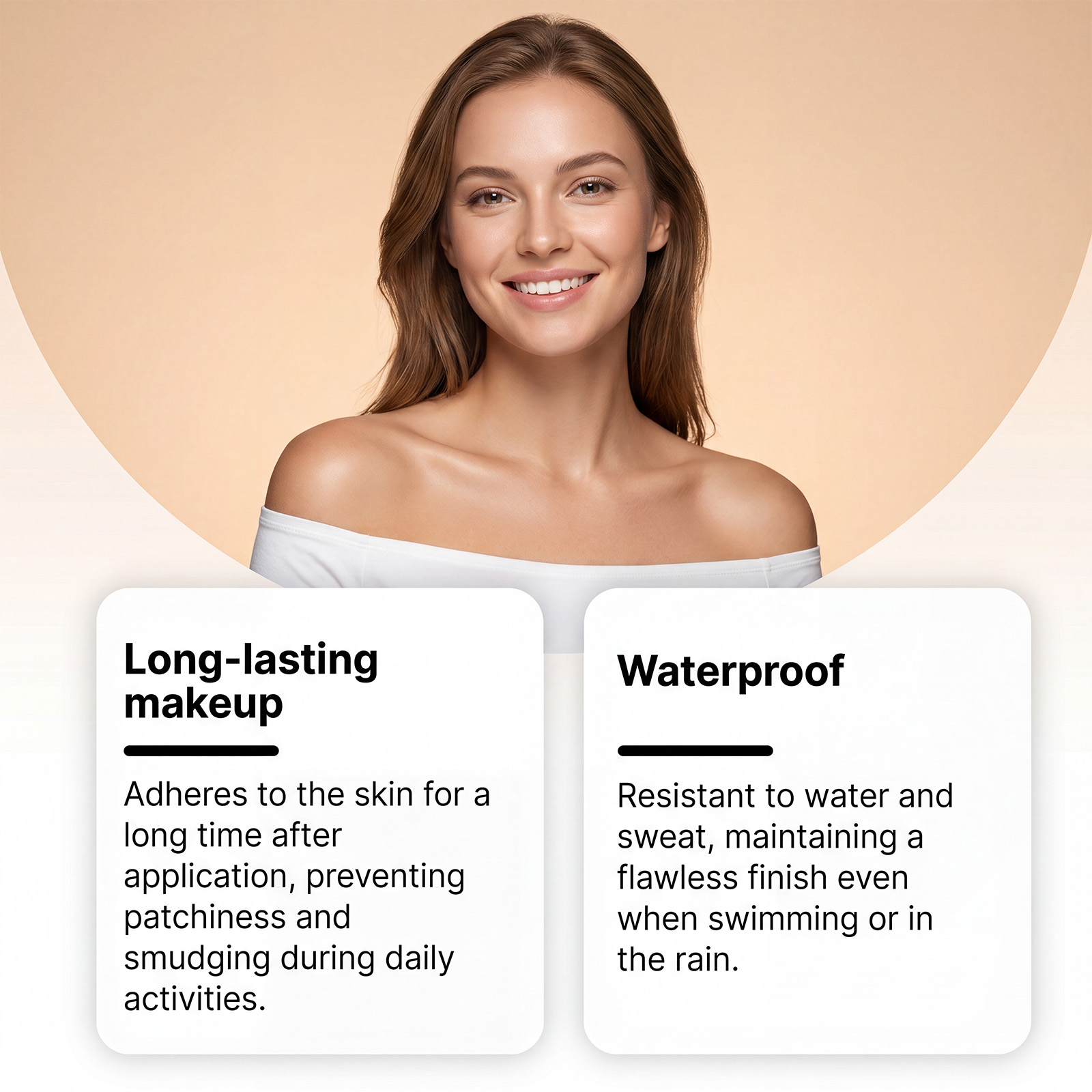 Body Concealer Contour Cream Long Lasting Makeup Waterproof Sweat Proof Smooth Fit Mark Modify Skin