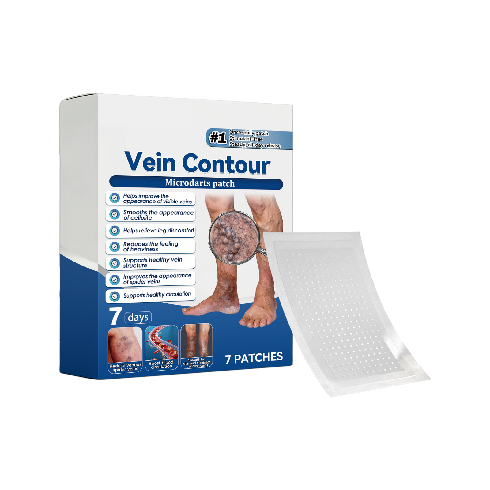 Leg Care Patch Mild Formula Gentle Skin Friendly Light Fresh Daily Care For Leg Skin