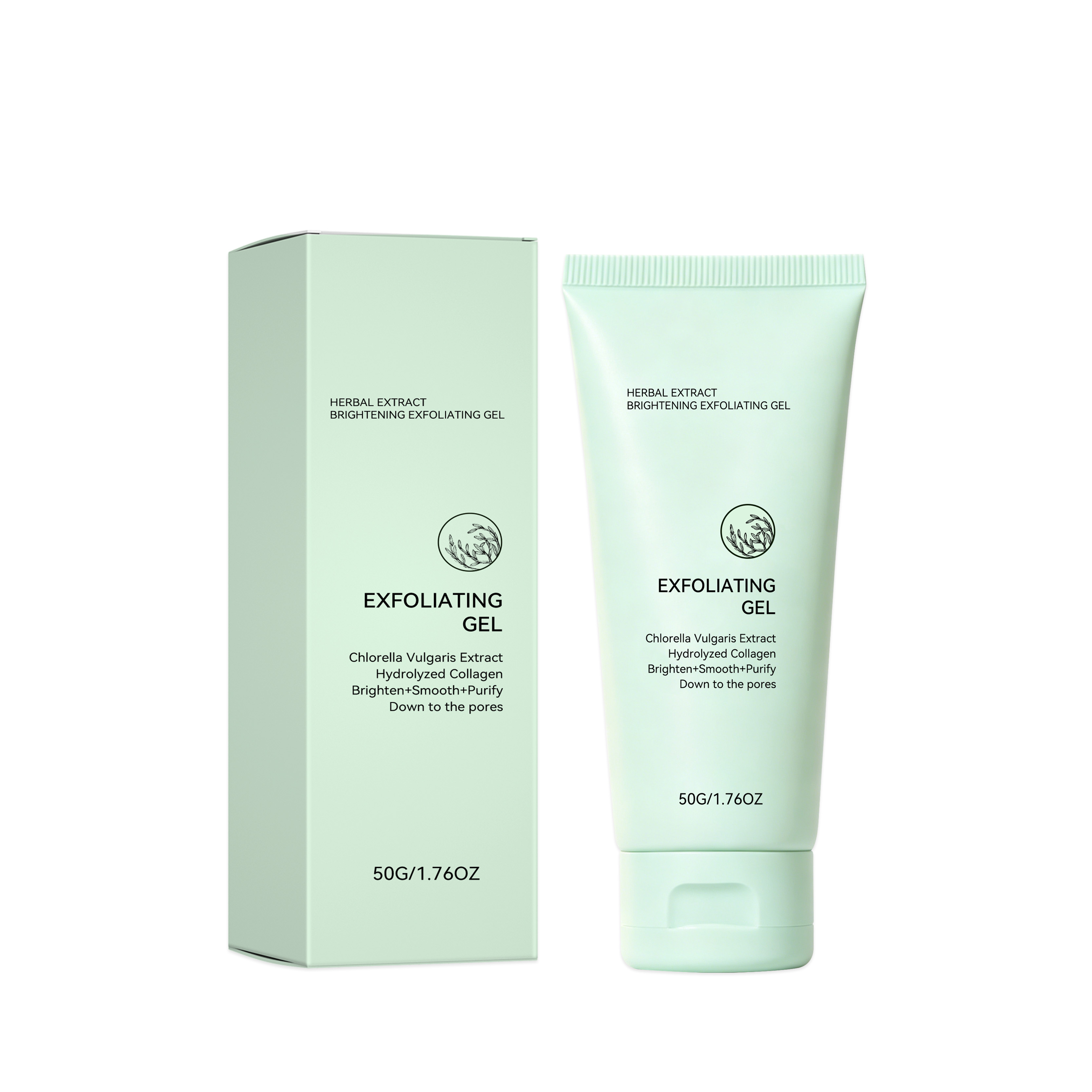 Brightening Exfoliating Gel Mild Cleansing Hydrating Skin Care Daily Facial Treatment Soft Gentle Nourish Face Moisturizing