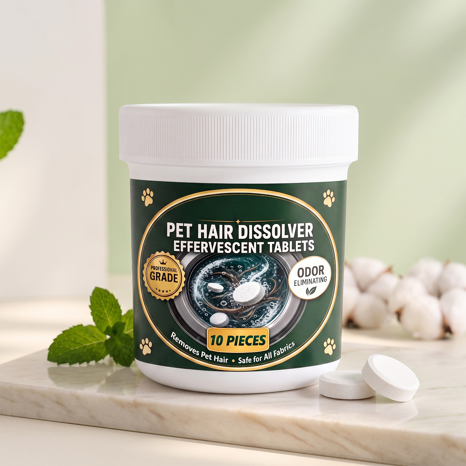 Pet Hair Remove Effervescent Tablets Daily Clean Clothes Purify For Household General Application