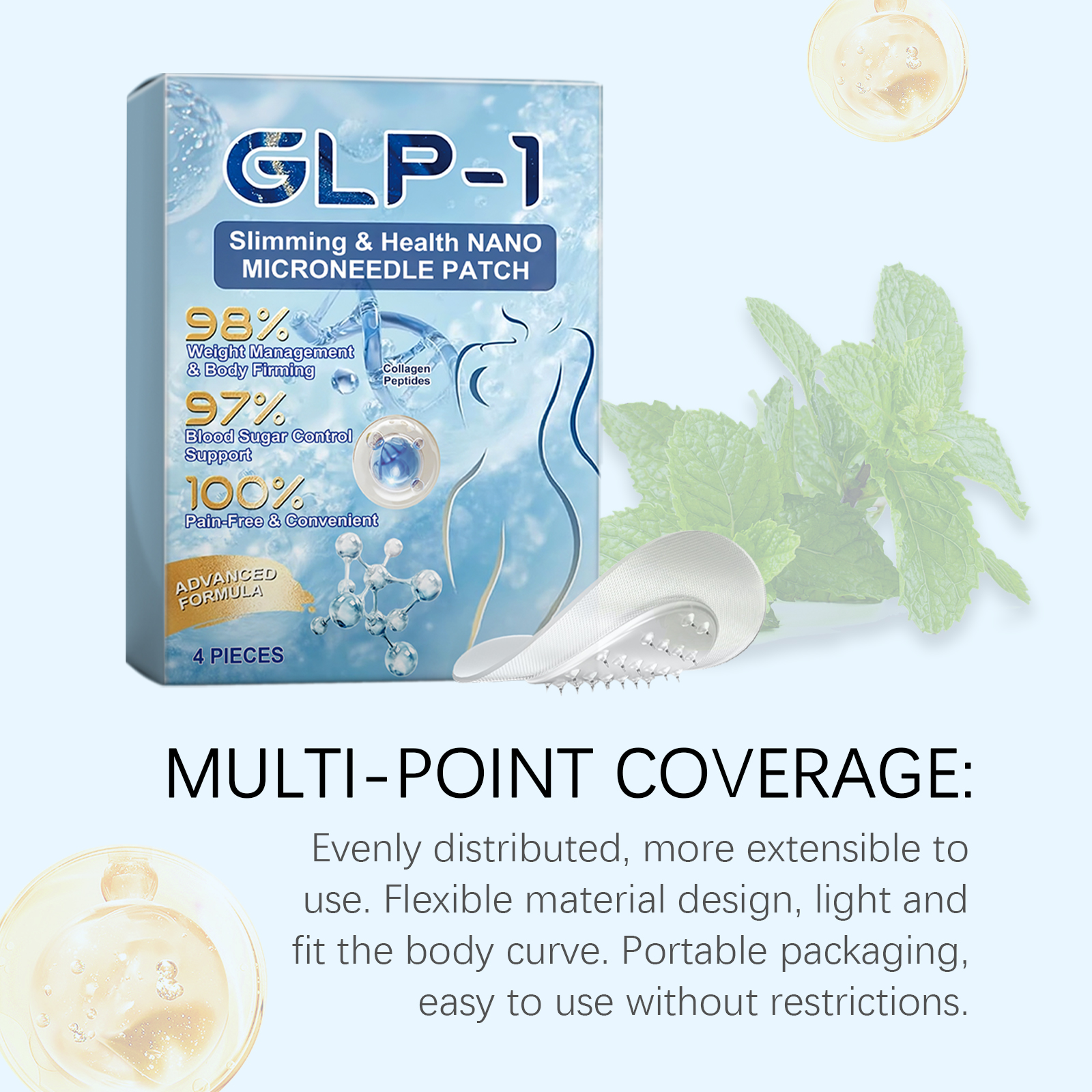 Body Care Patch Mild Nourishing Highlight Figure Skin Line Comfort Daily Light Care Sticker
