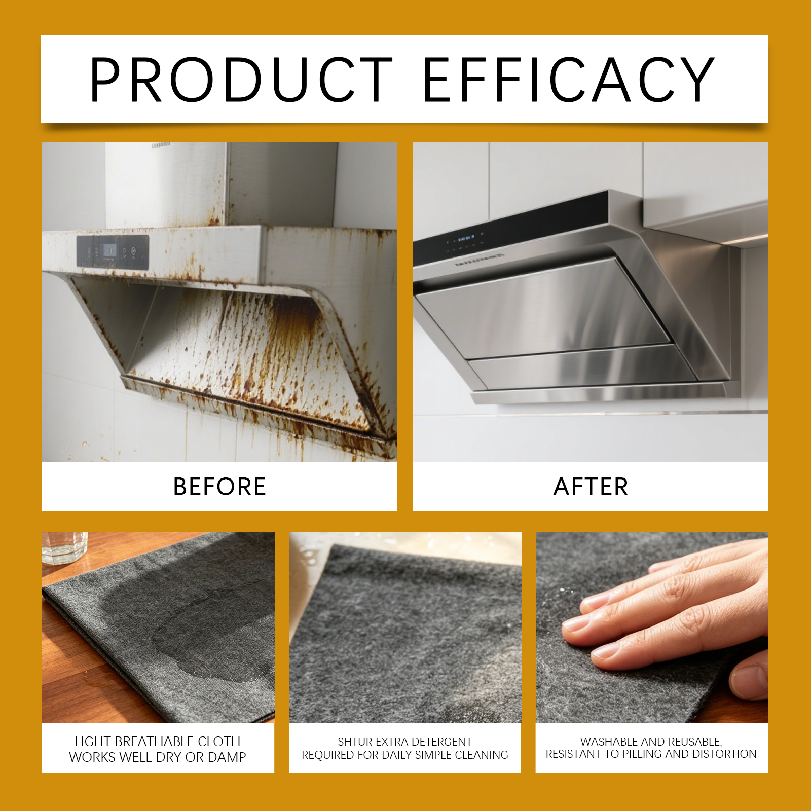 Clean Cloth Soft Texture Trace Free Watermark Free Water Clean Reusable Surface Safe Home Car Use