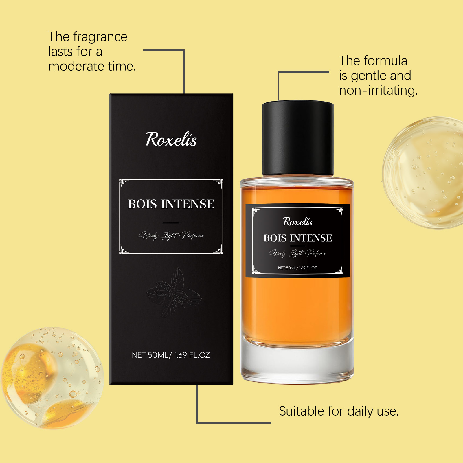 Woody Mint Eau De Toilette Fresh Elegant Woody Floral Scent Shows Personal Charm Multi Layered Unique Fragrance