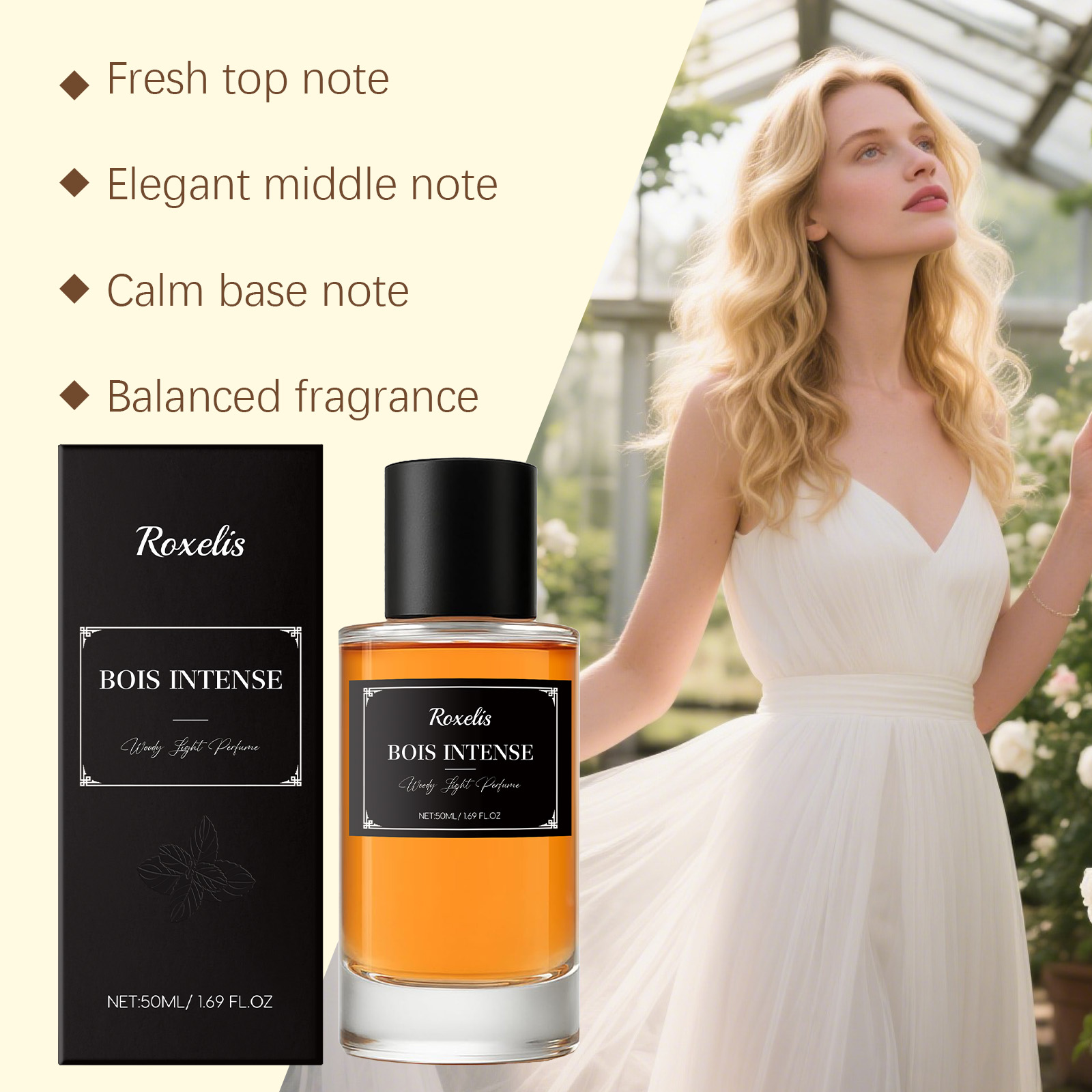 Woody Mint Eau De Toilette Fresh Elegant Woody Floral Scent Shows Personal Charm Multi Layered Unique Fragrance