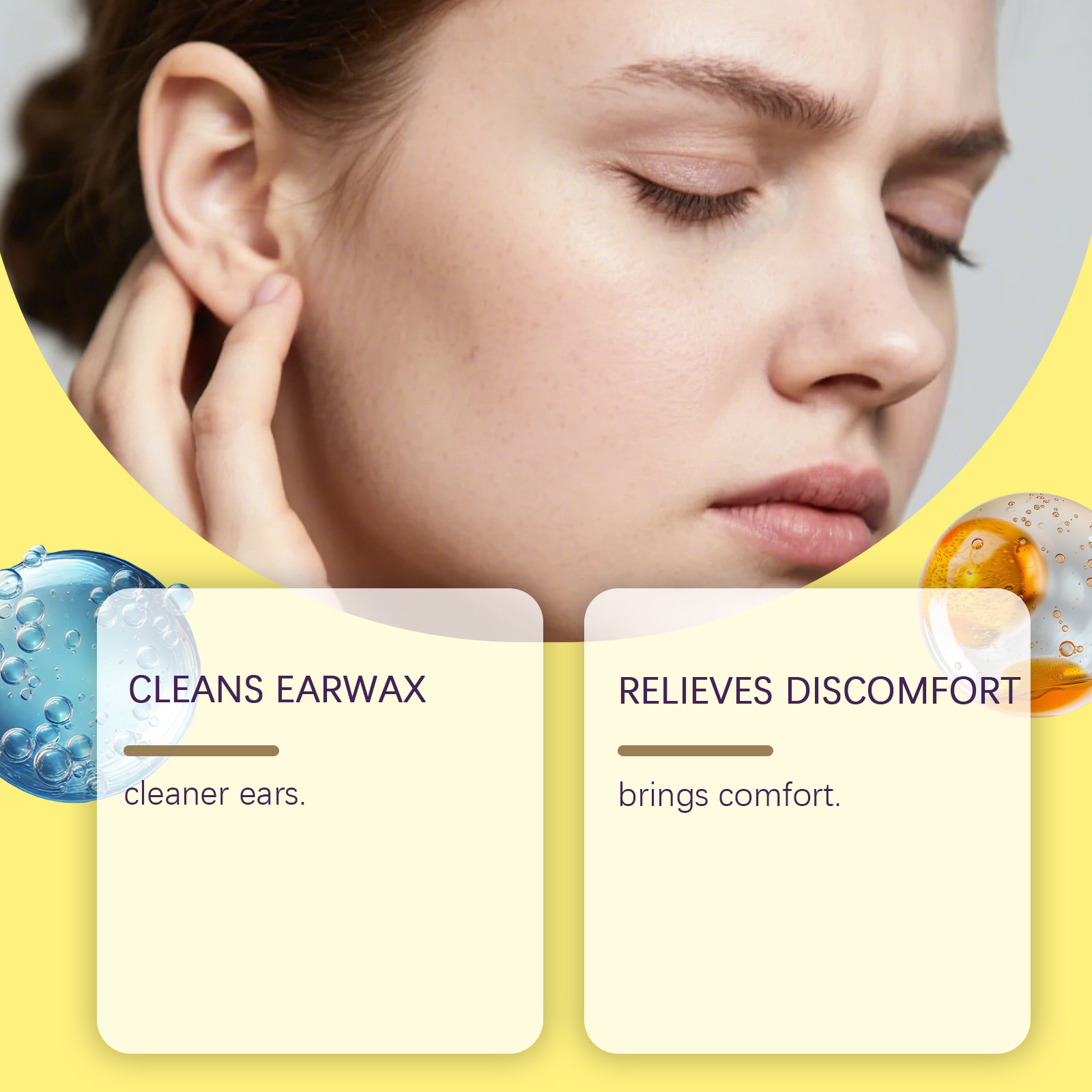 Ear Care Spray With Mild Ingredients Nourish Clean Comfort Maintain Ear Area
