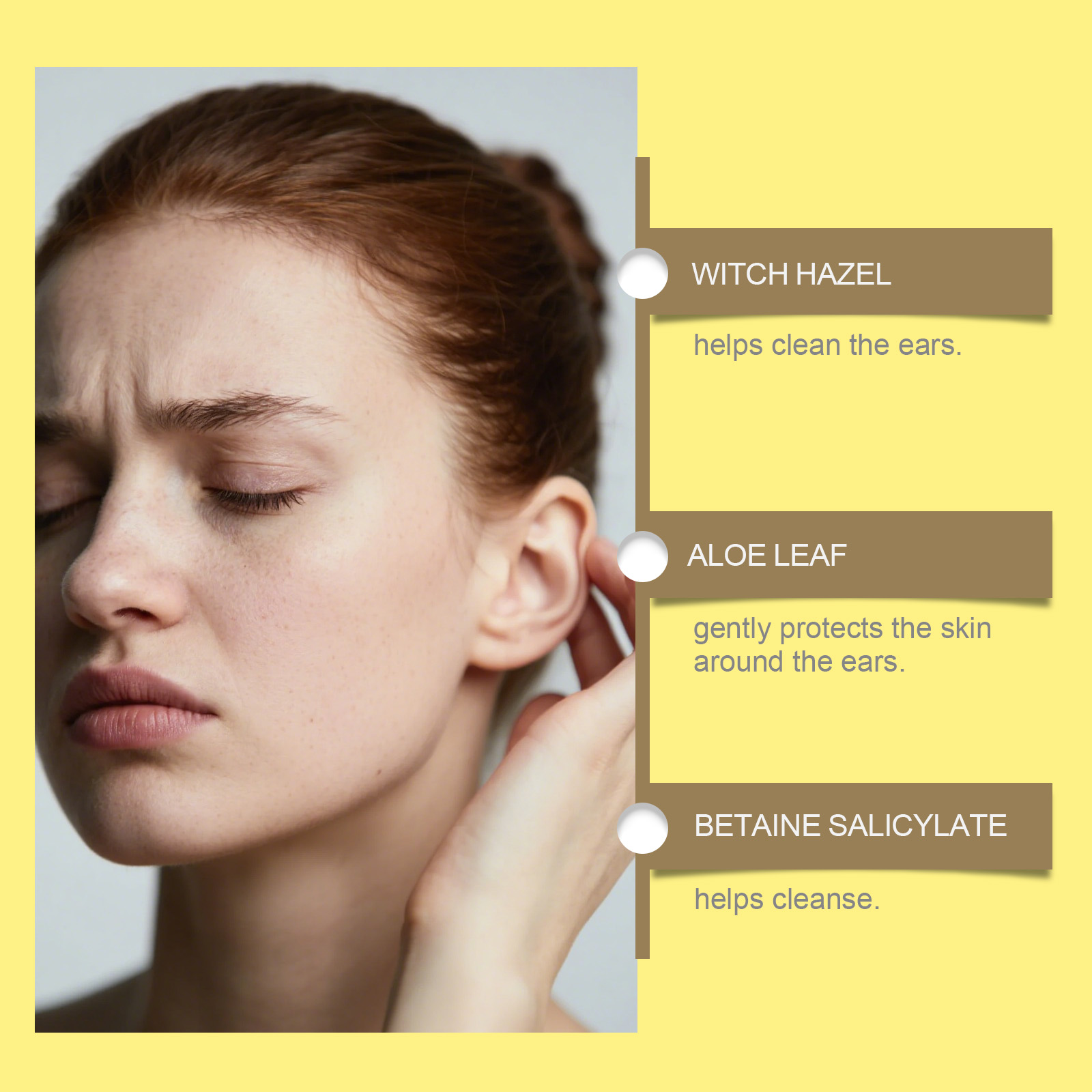 Ear Care Spray With Mild Ingredients Nourish Clean Comfort Maintain Ear Area