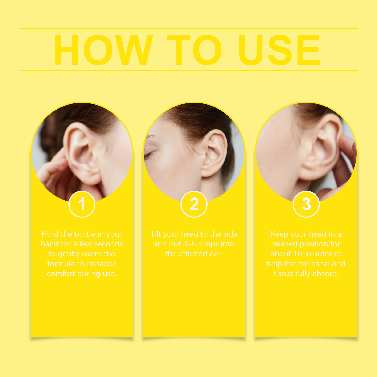 Ear Care Spray With Mild Ingredients Nourish Clean Comfort Maintain Ear Area