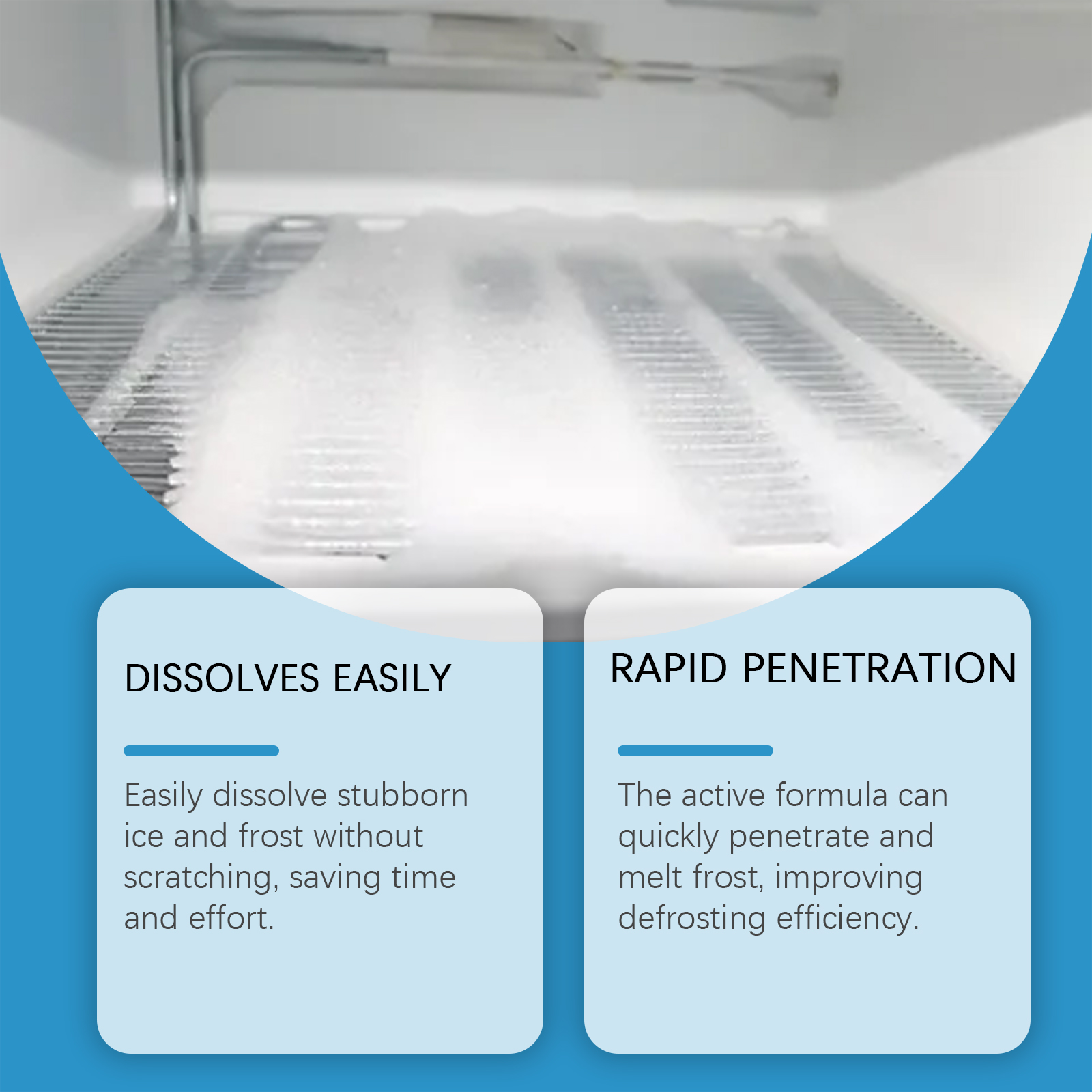 Freezer Defrost Spray Multi Purpose For Ice Maker Car Window Water Tap Ice Removal Defrosting