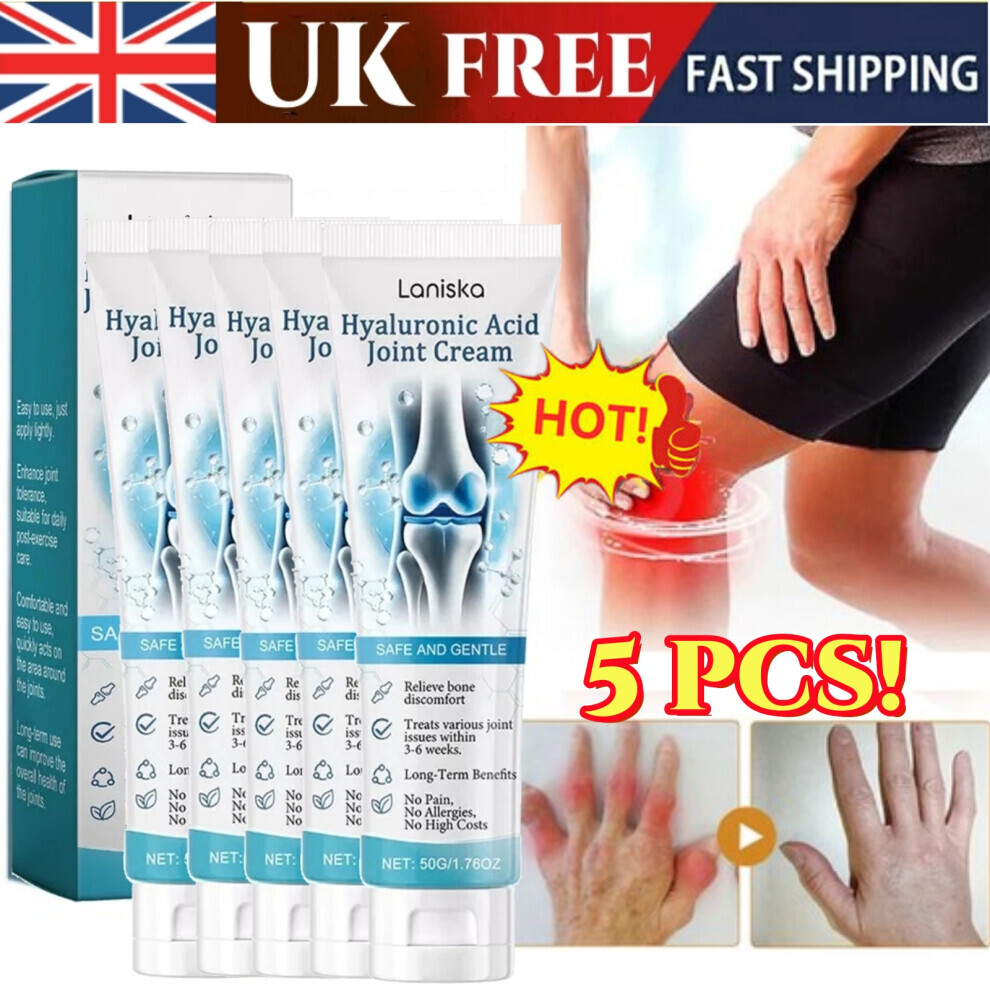5X Hyaluronic Acid Joint Pain Relief Cream Body Joint Arthroheal Relief Cream