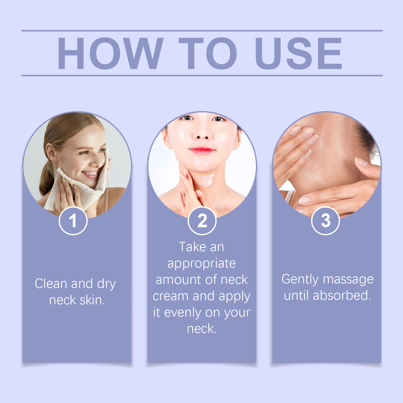 Moisturizing Neck Cream Hydrating Firming Fine Lines Daily Neck Care 50g