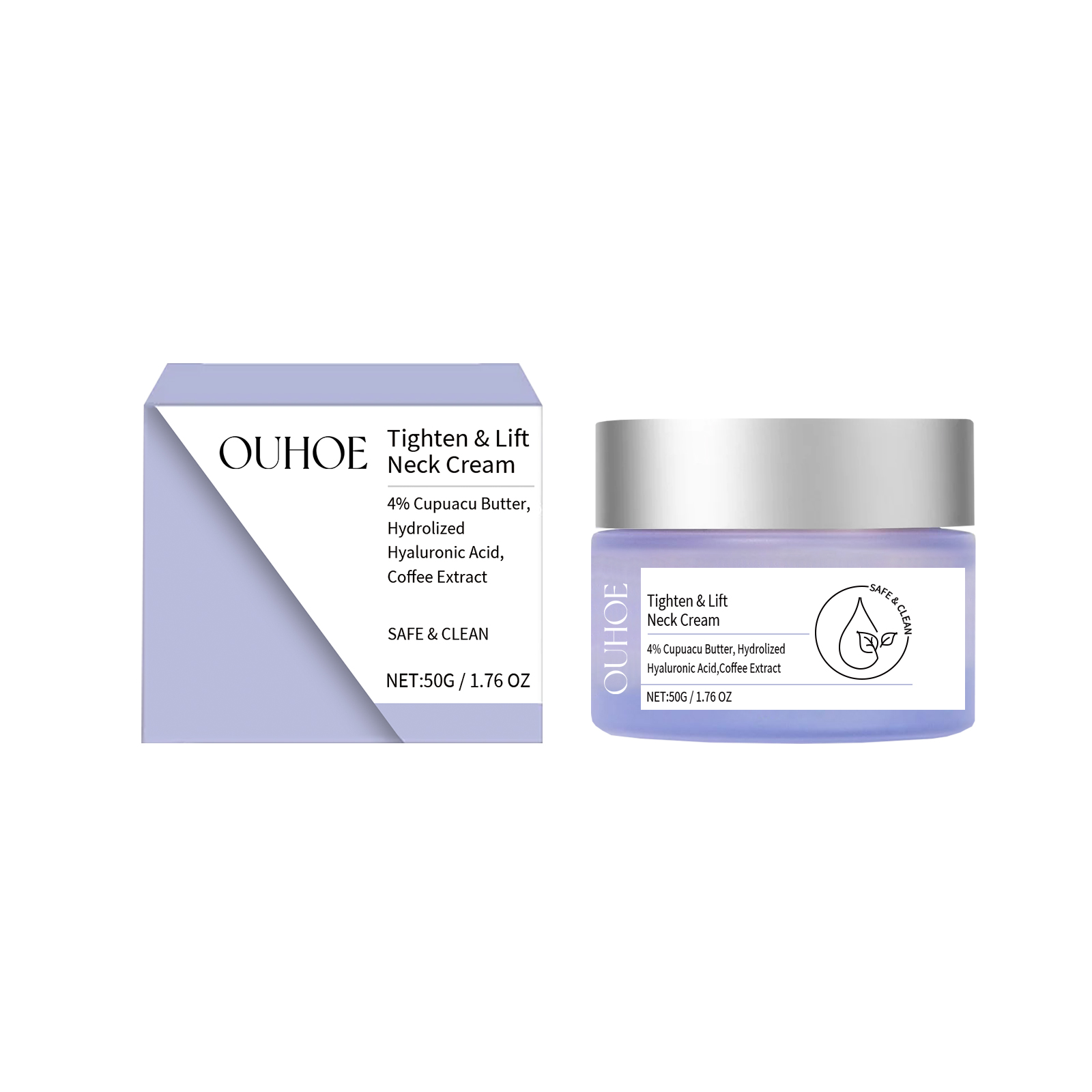 Moisturizing Neck Cream Hydrating Firming Fine Lines Daily Neck Care 50g