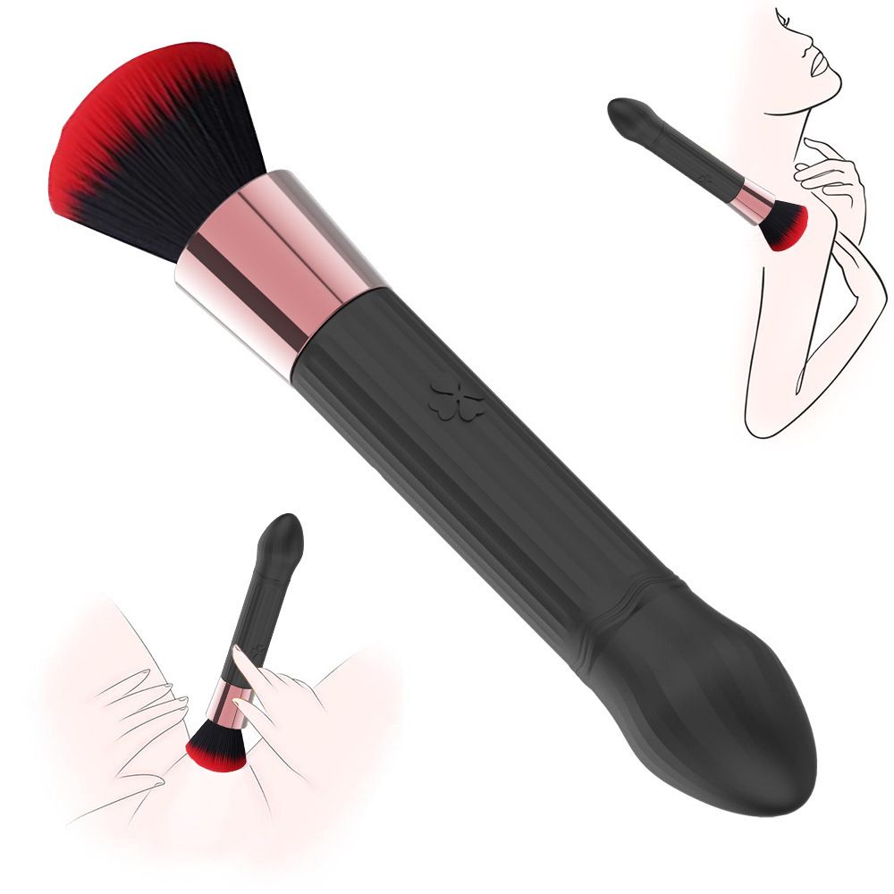 (Black) Vibrator for Women AV Bullet Egg Adult Sex Toys Multi-Frequency Massagers Rechargeable Blush Design Electric Masturbation Teasing 