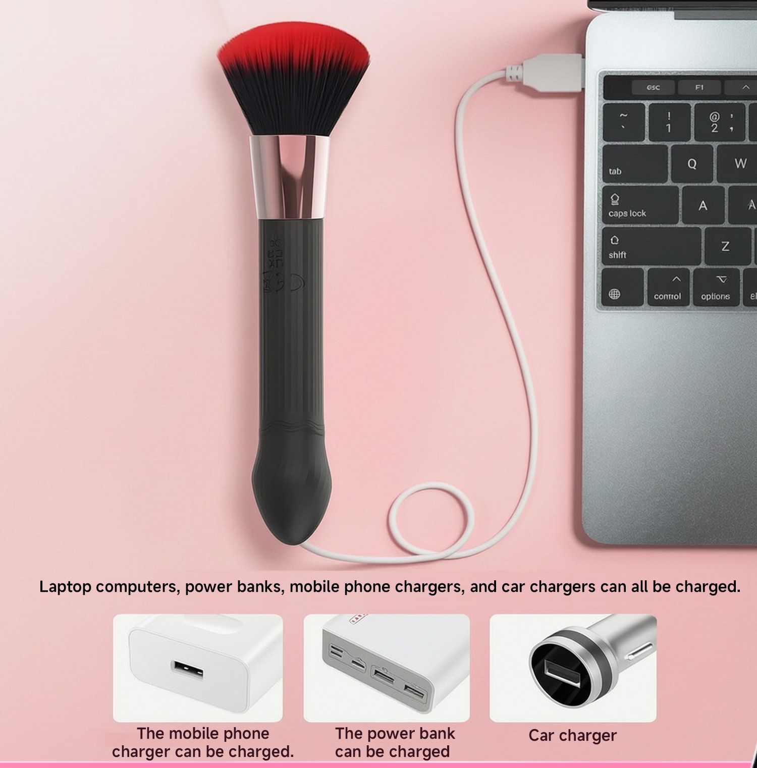 (Pink) Vibrator for Women AV Bullet Egg Adult Sex Toys Multi-Frequency Massagers Rechargeable Blush Design Electric Masturbation Teasing 