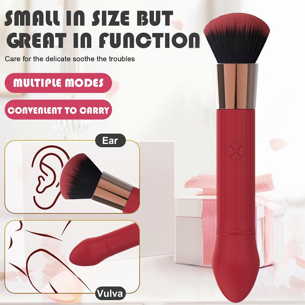 (Rose Red) Vibrator for Women AV Bullet Egg Adult Sex Toys Multi-Frequency Massagers Rechargeable Blush Design Electric Masturbation Teasing 