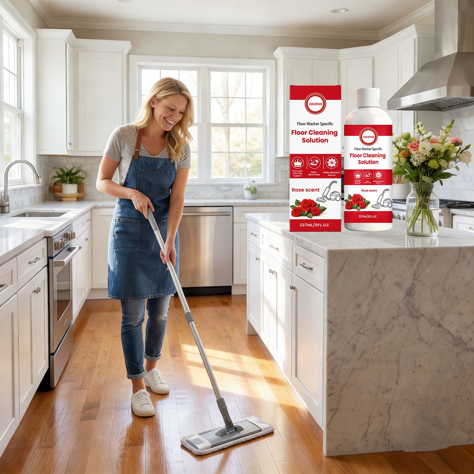 Floor Cleaner Liquid For Tile And Hardwood Floor Stain Removal Shine And Fresh Scent