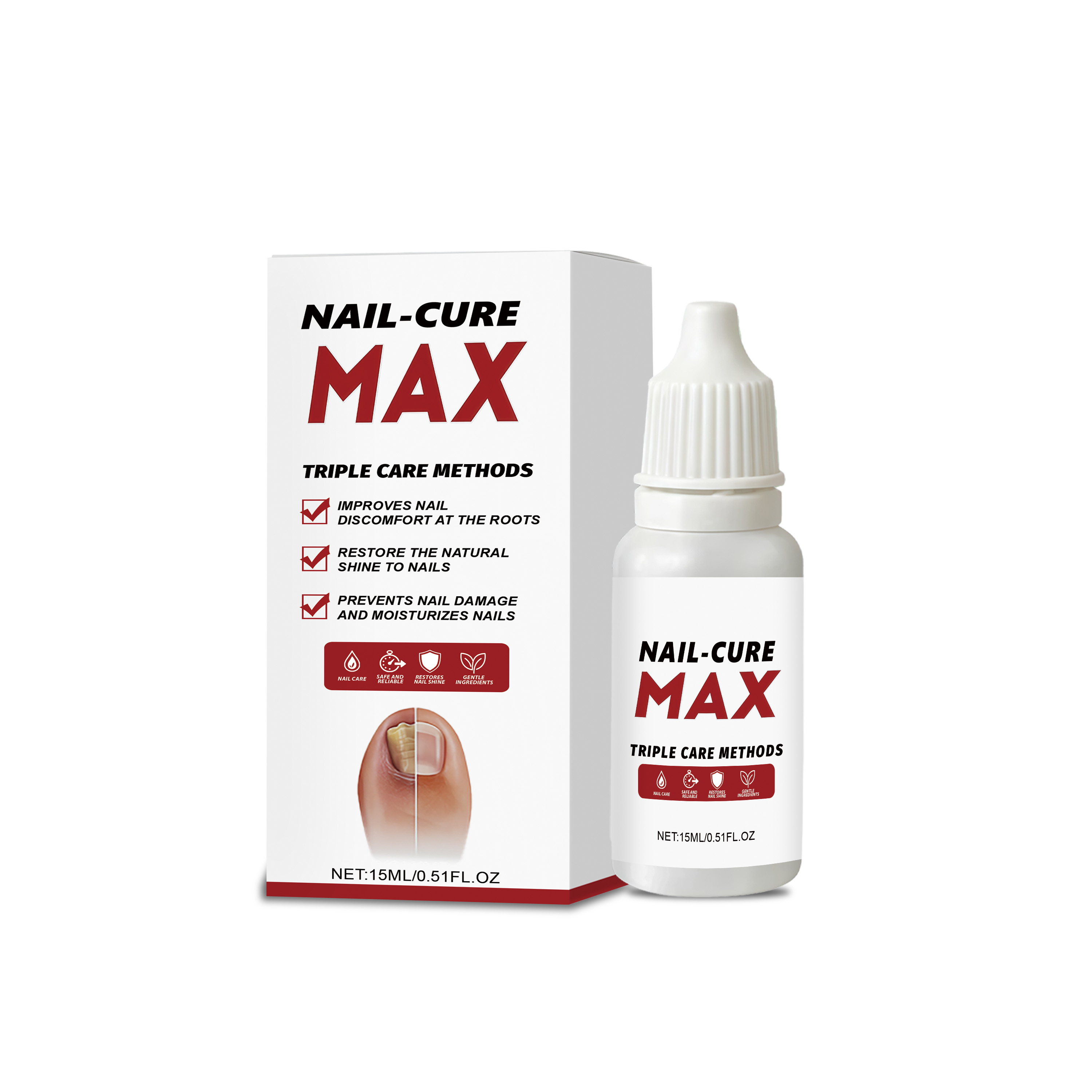 Hand & Foot Nail Drops | Nourishing Treatment for Fingernails & Toenails | Gentle Formula for Soft, Thick Nails & Smooth Cuticle Care