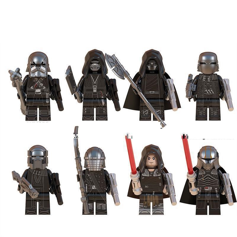 (8 Pcs Soldiers A) Kids Toys Star War Trooper Building Blocks Clone Soldiers Mini Action Figures Armor Toys For Kids Christmas Gifts