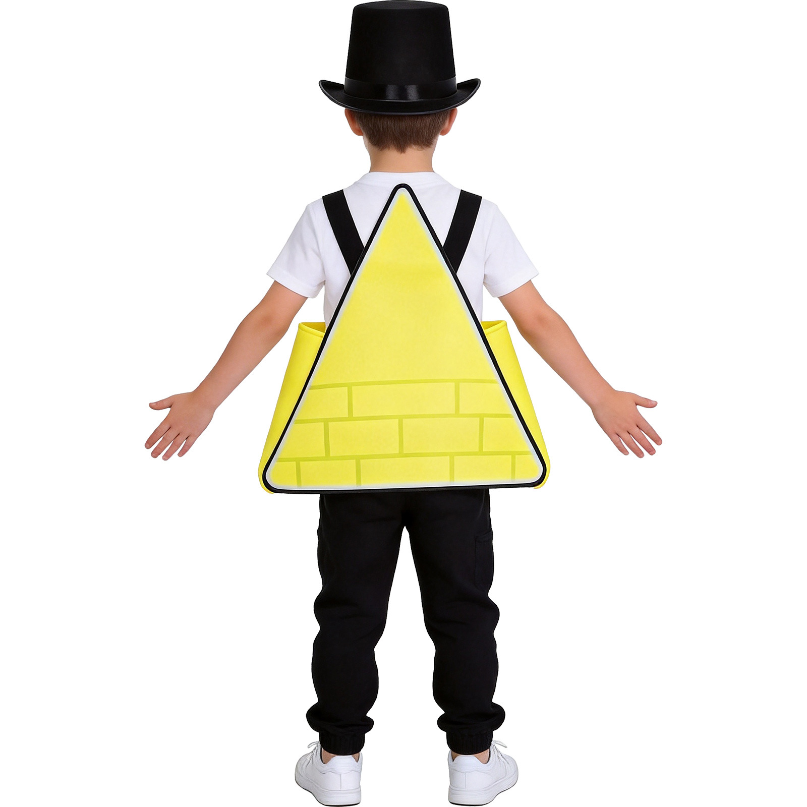 Kids Bill Cipher Costume Gravity Falls Cosplay Outfit for Halloween Party Stage Performance