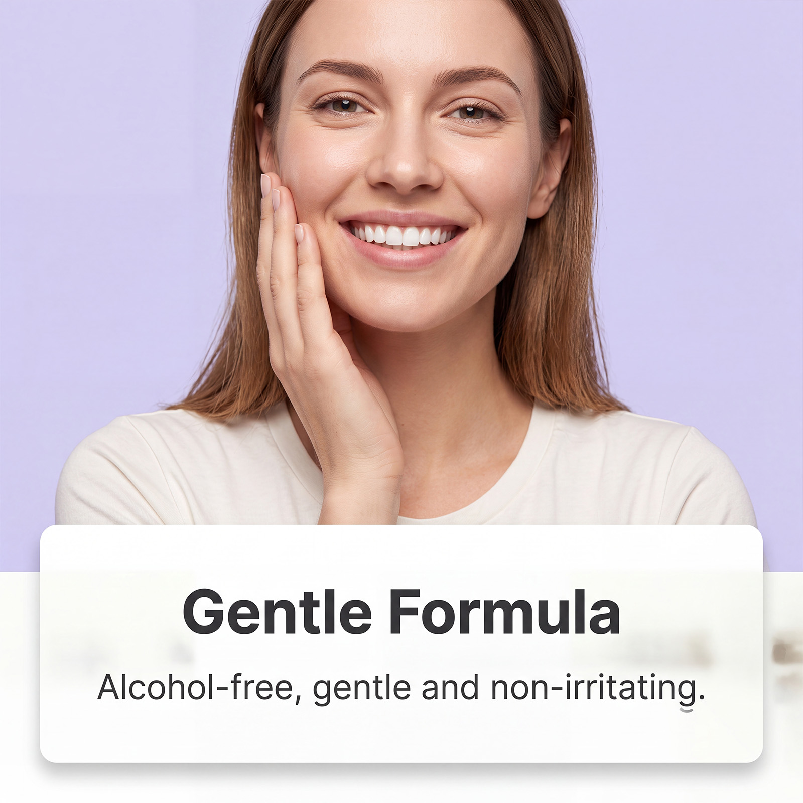 Purple Fresh Mouthwash Portable Individual Strip Pack Mint Fresh Taste Mild Alcohol Free Fast Clean Oral Cavity Mouth Rinse