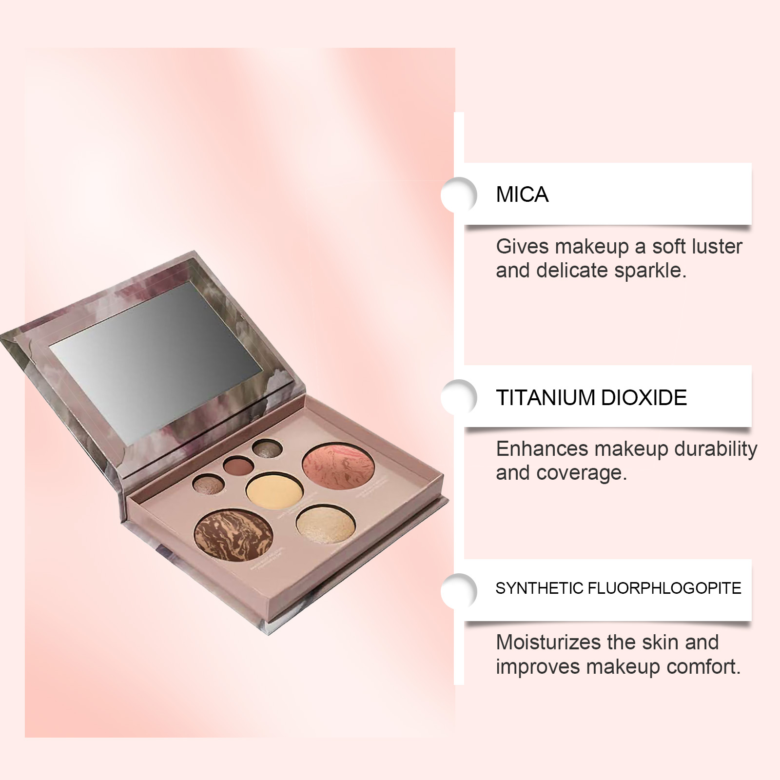 Multi Functional Makeup Palette Compact Daily All In One Eyeshadow Contour Blush Highlight Portable Personal Cosmetic Tool