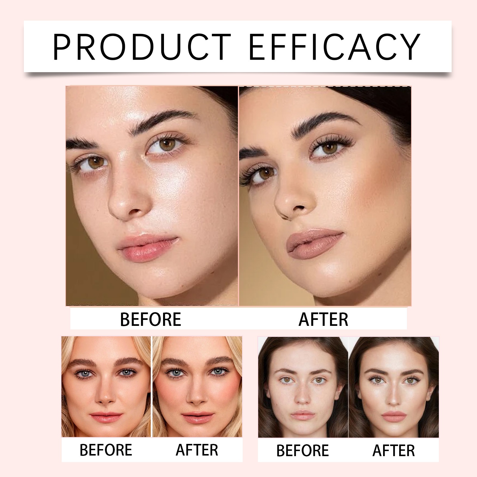 Multi Functional Makeup Palette Compact Daily All In One Eyeshadow Contour Blush Highlight Portable Personal Cosmetic Tool