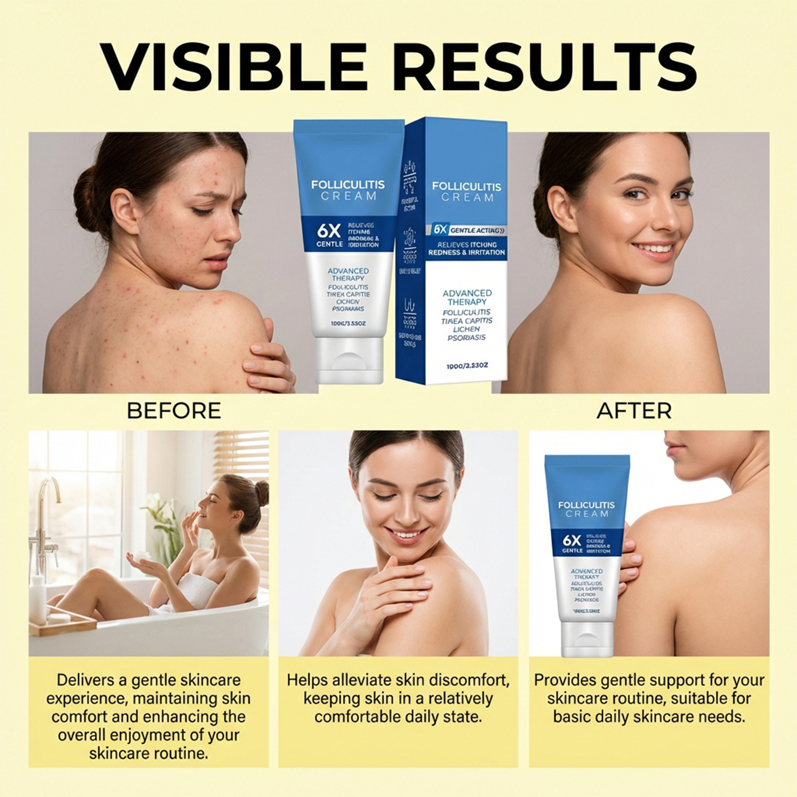 Herbal Essence Mild Nourishing Body Skin Care Ointment For Daily Comfortable Skin Maintenance Treatment Cream