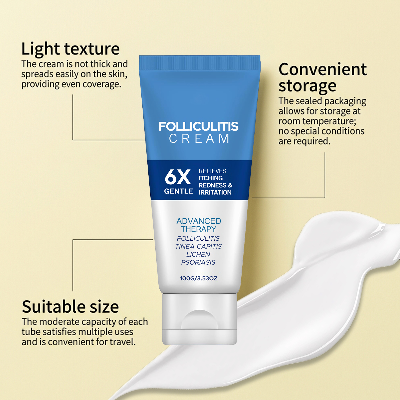 Herbal Essence Mild Nourishing Body Skin Care Ointment For Daily Comfortable Skin Maintenance Treatment Cream