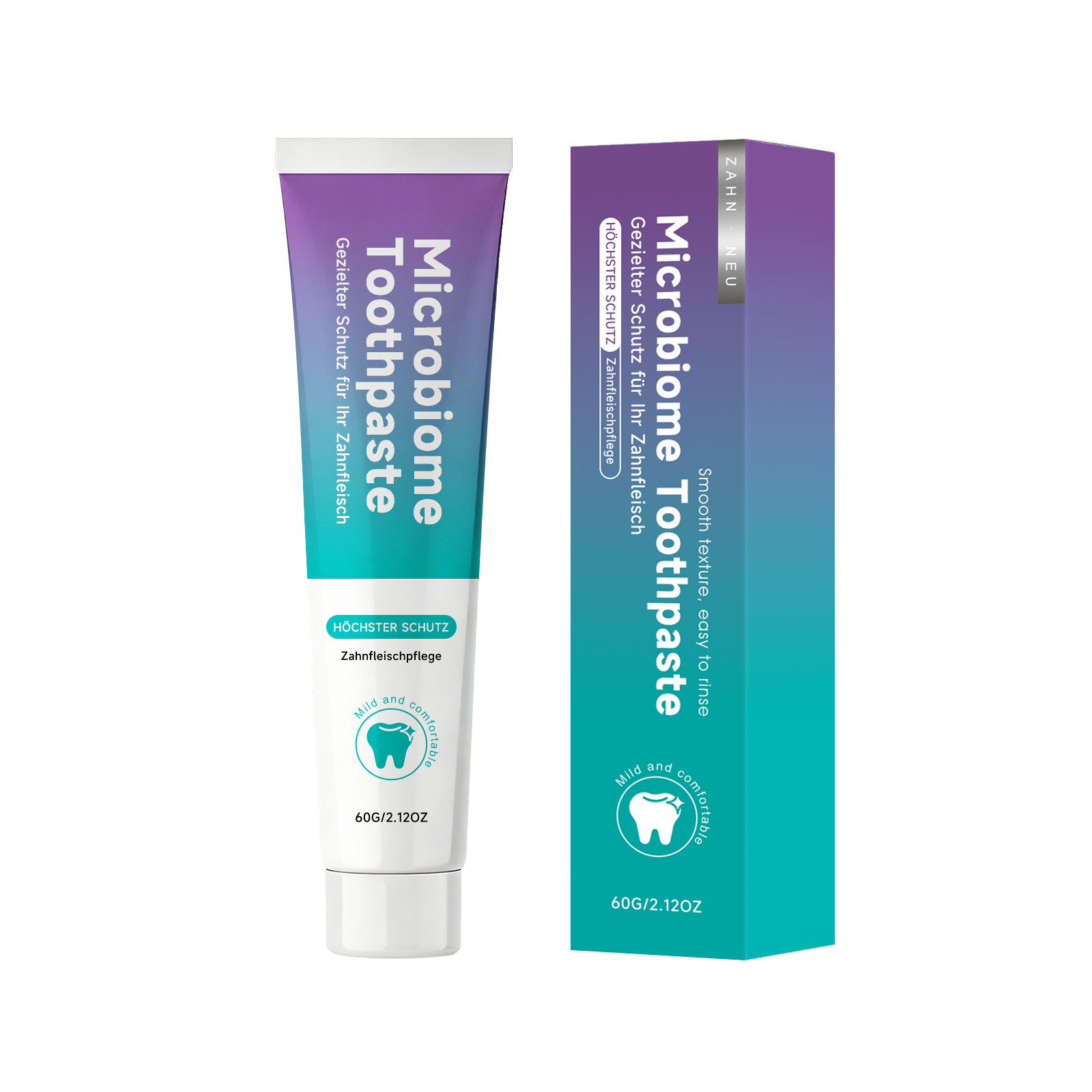 Mint Fresh Toothpaste Gentle Moisturizing Brighten Tooth Surface Care Oral Comfort Daily Mouth Clean Maintain Healthy Gum Fresh Breath