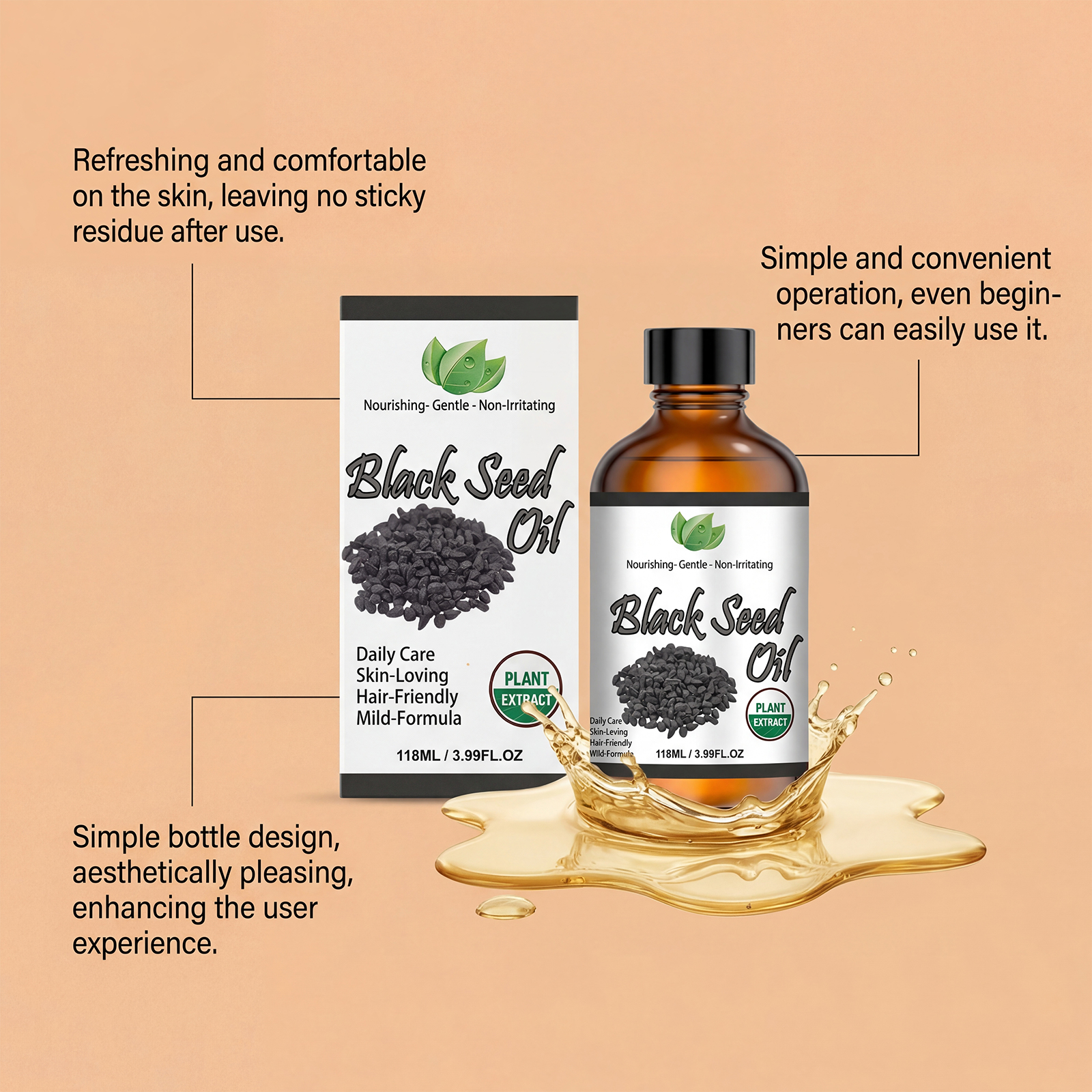 Multi Effect Care Oil Mild Light Texture Hydrating Hair Body Skin Daily Soft Fresh Tender Gentle